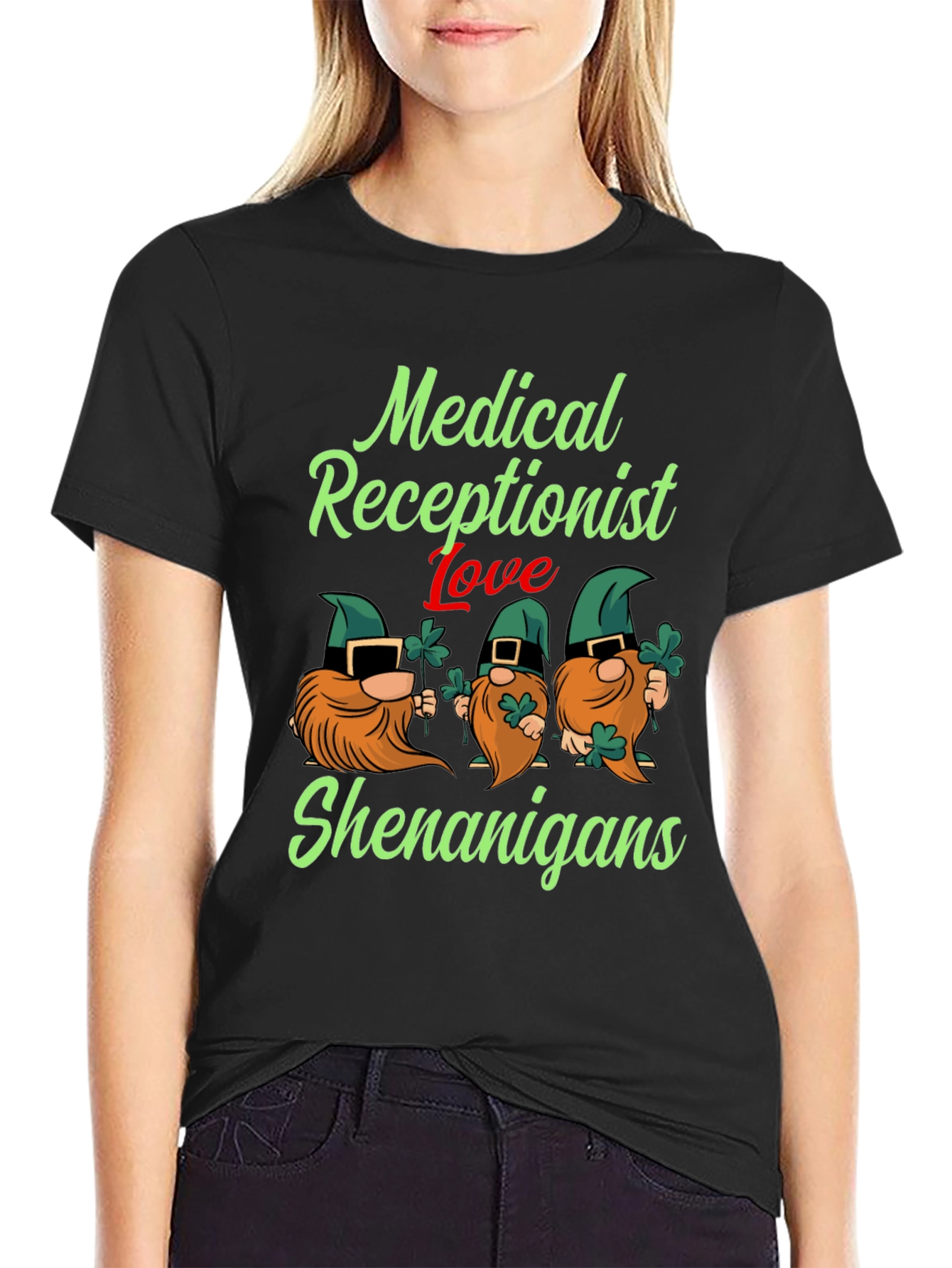 Medical Receptionist St. Patricks Day T-Shirt