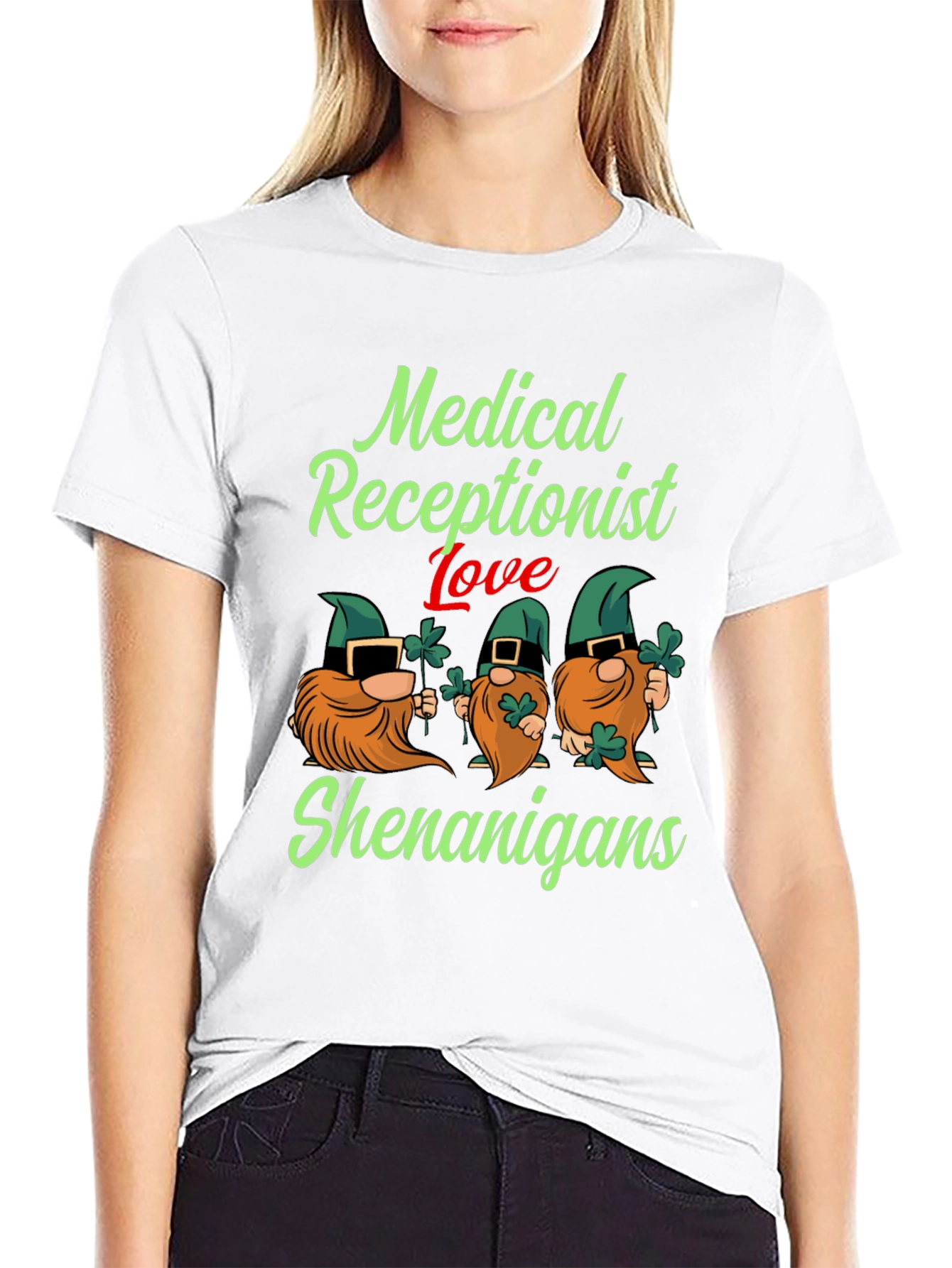 Medical Receptionist St. Patricks Day T-Shirt