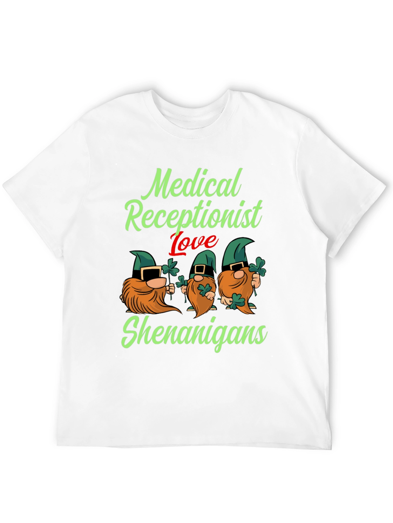 Medical Receptionist St. Patricks Day T-Shirt