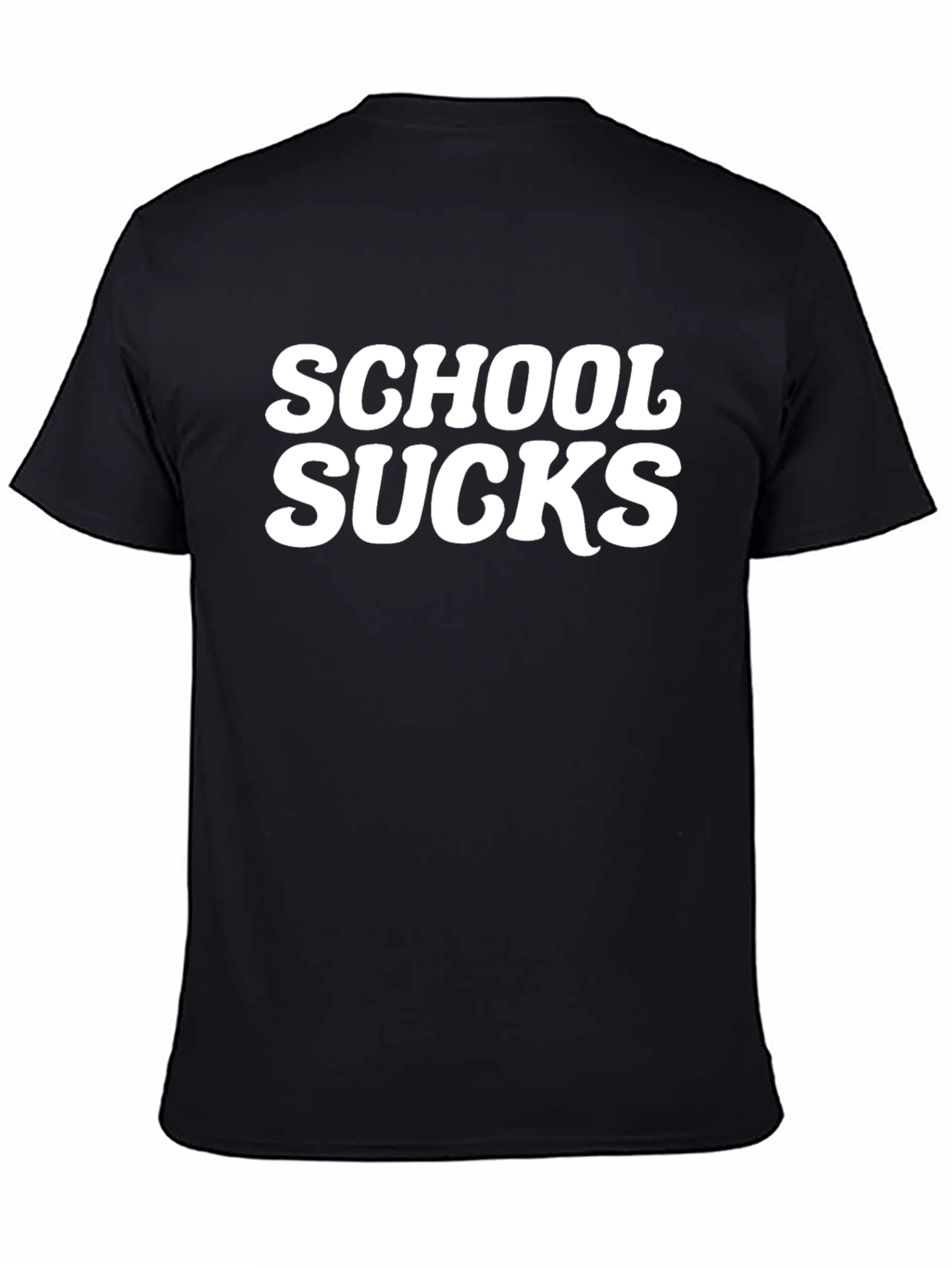 School Sucks Graphic Tee - Black