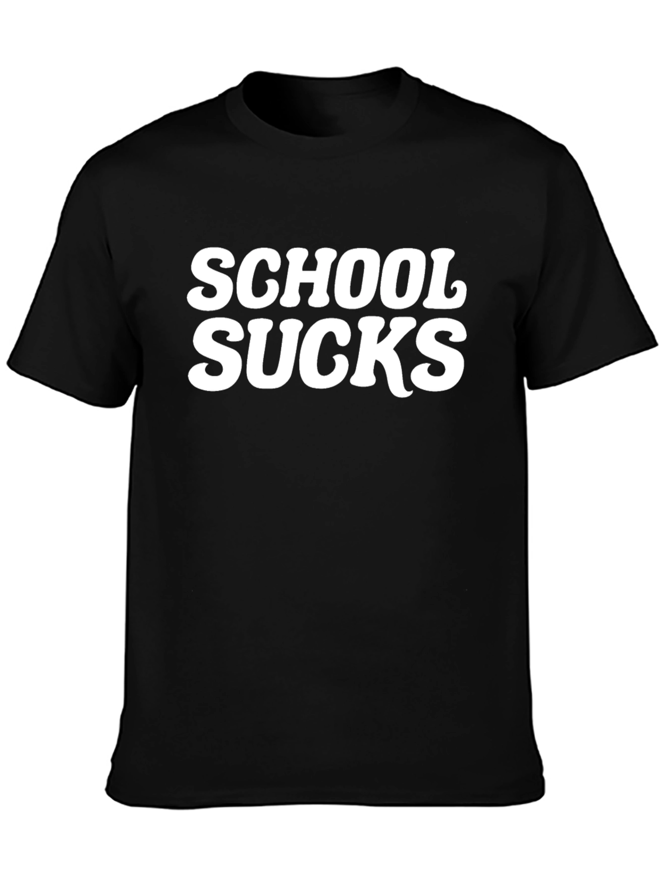 School Sucks Graphic Tee - Black