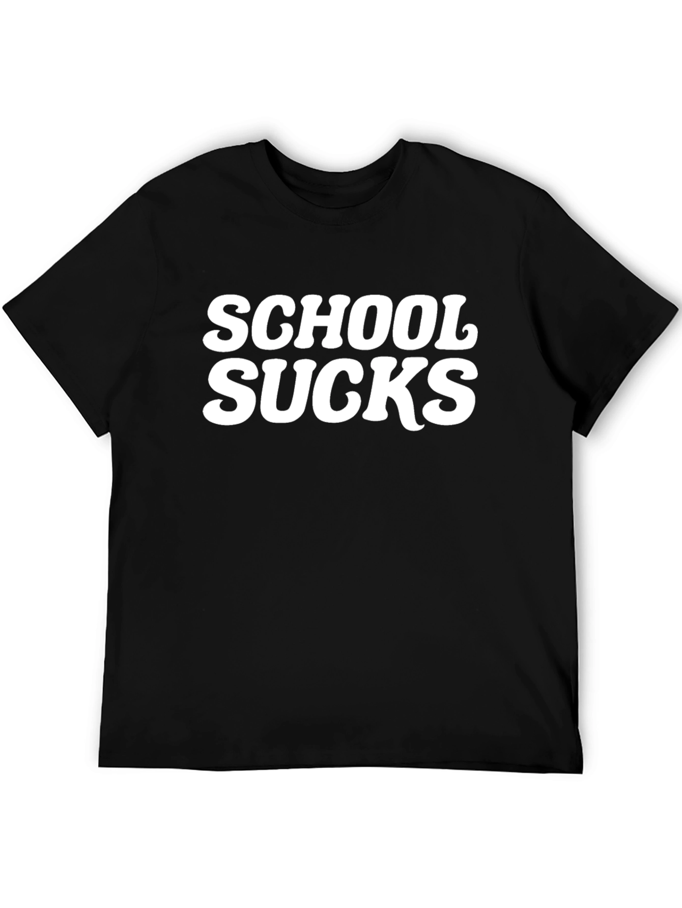 School Sucks Graphic Tee - Black