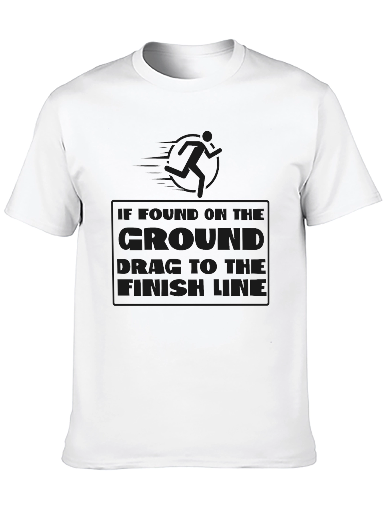 Runners Motto Black T-Shirt