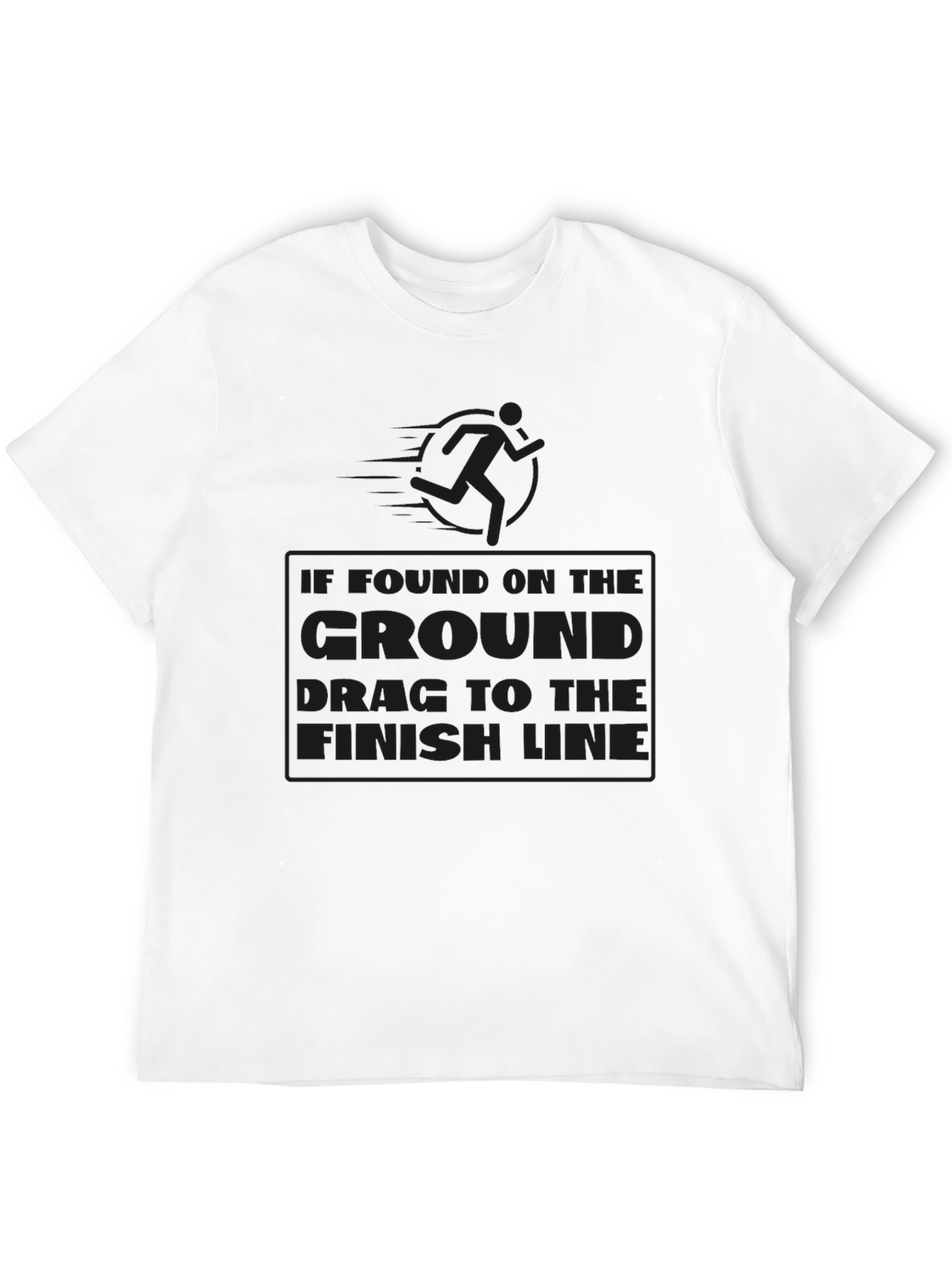 Runners Motto Black T-Shirt