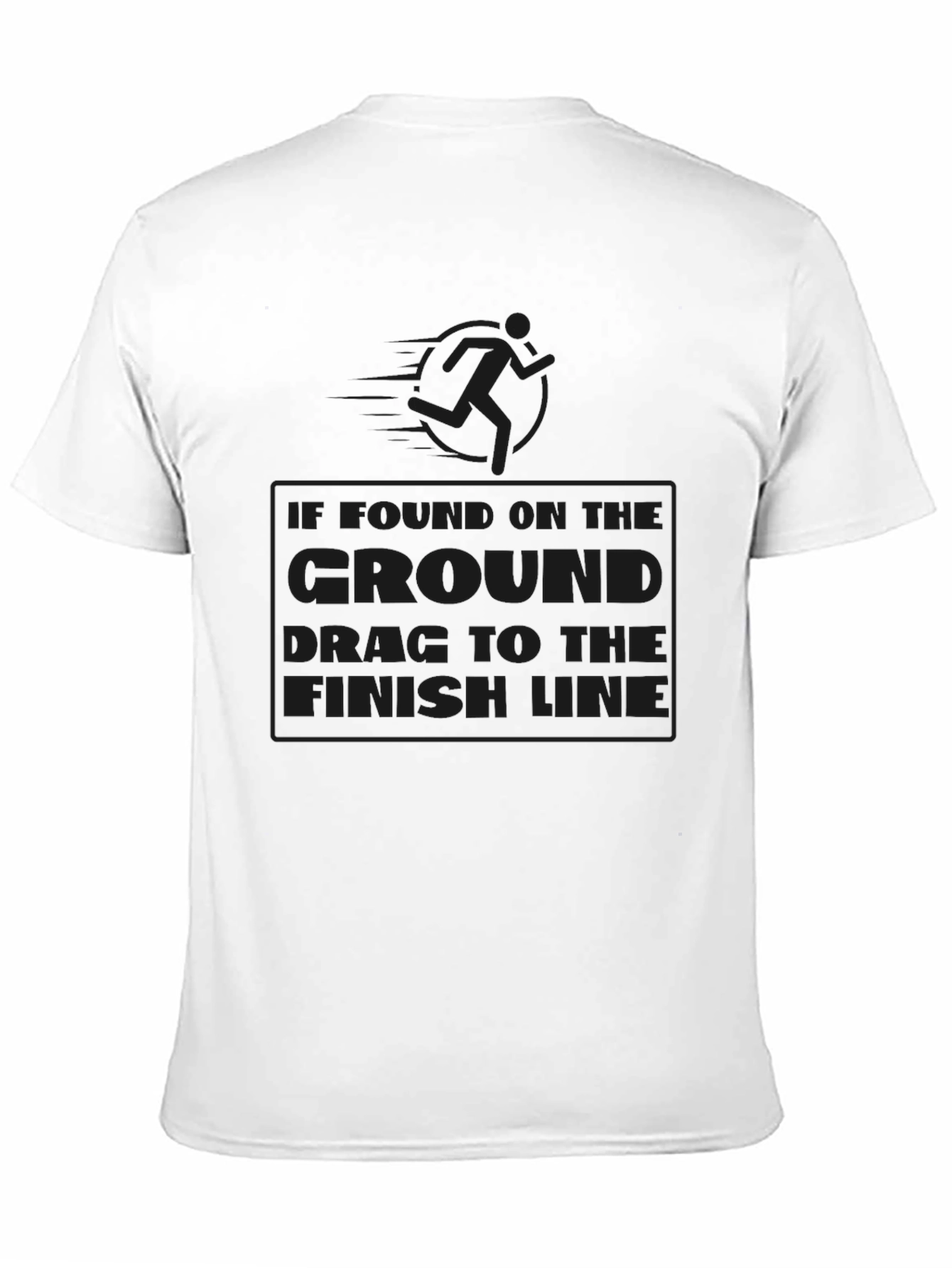 Runners Motto Black T-Shirt
