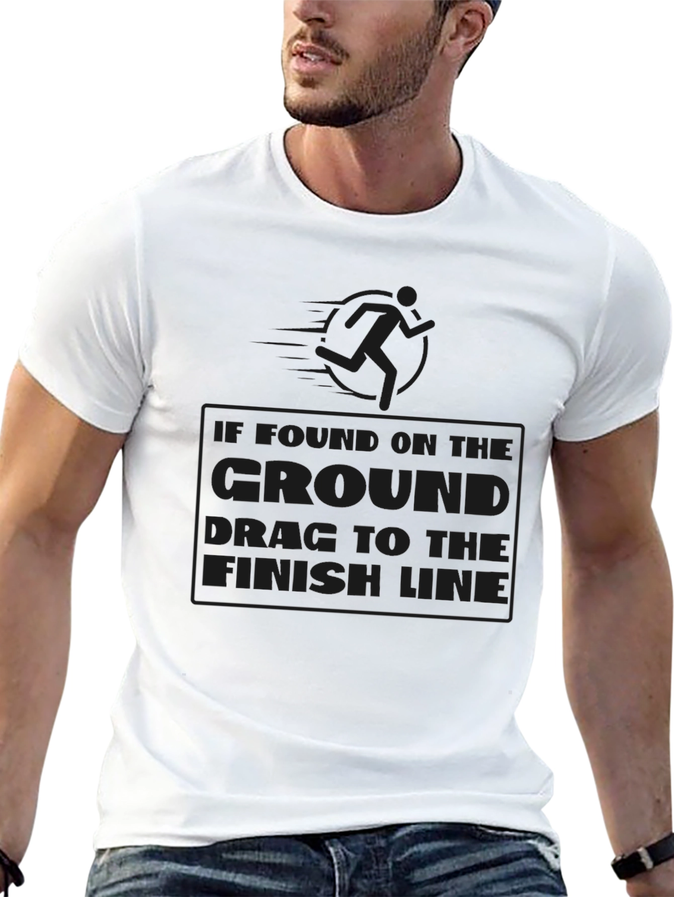 Runners Motto Black T-Shirt