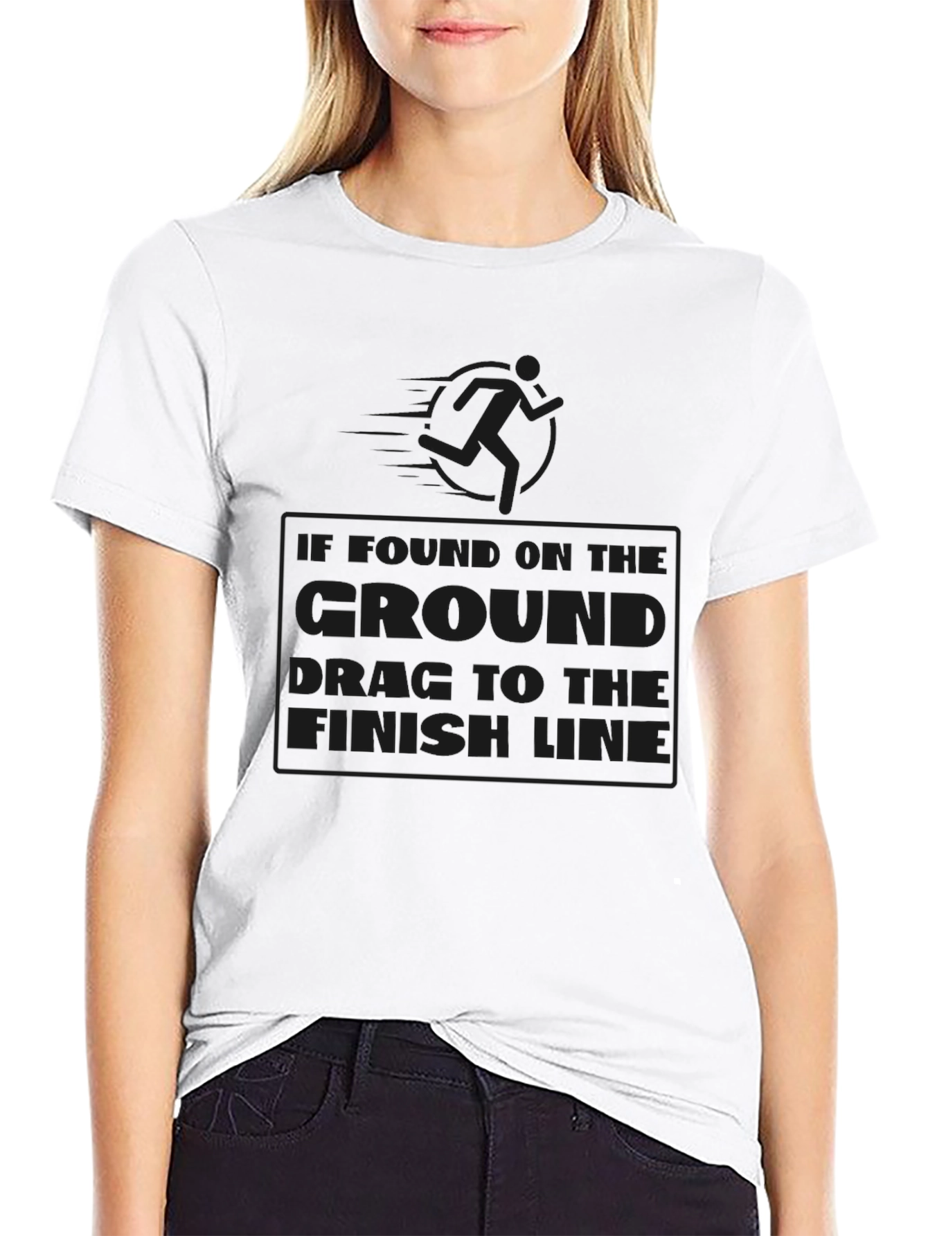 Runners Motto Black T-Shirt