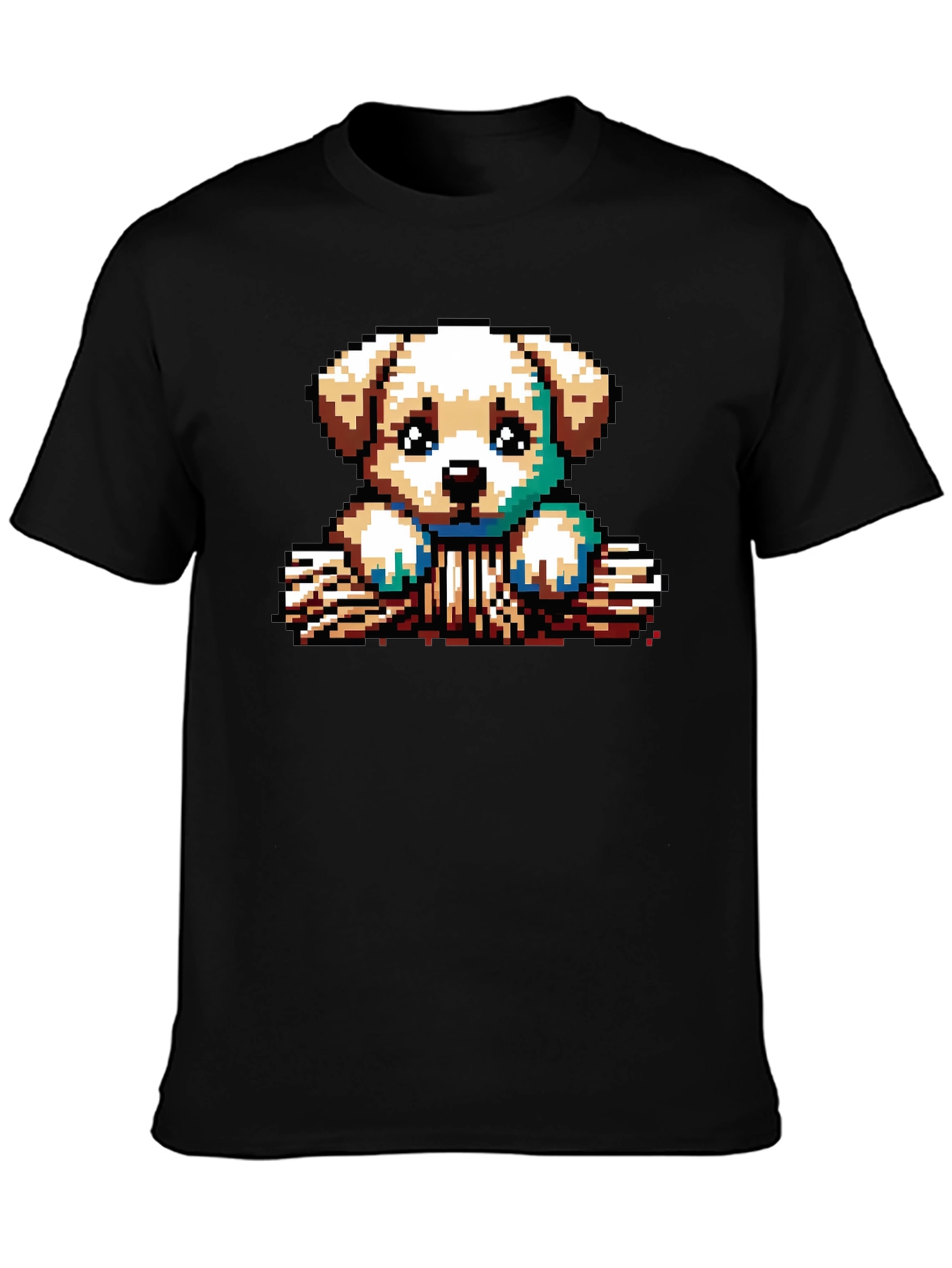 Pixel Puppy T-Shirt - Cute 8-Bit Dog Tee