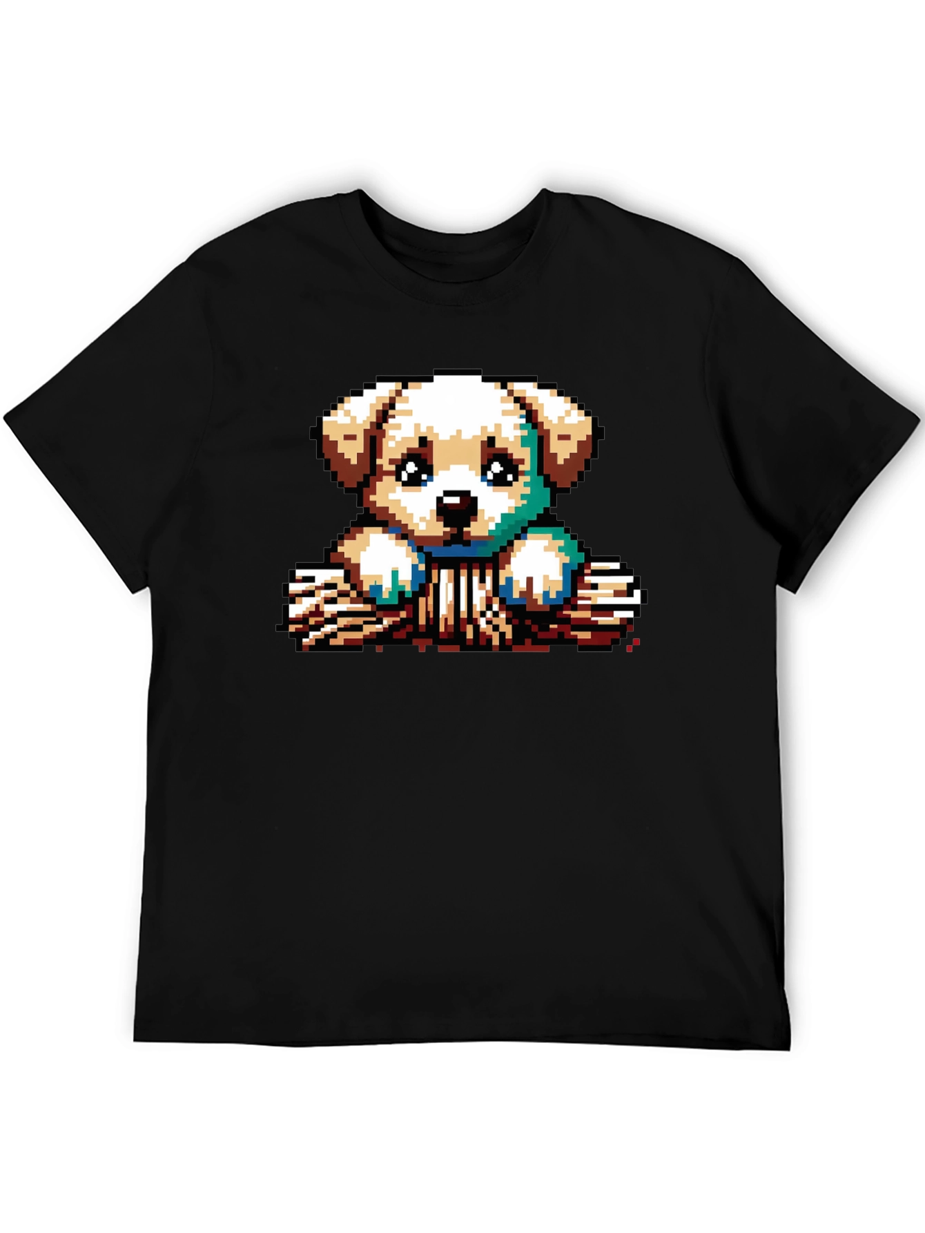Pixel Puppy T-Shirt - Cute 8-Bit Dog Tee