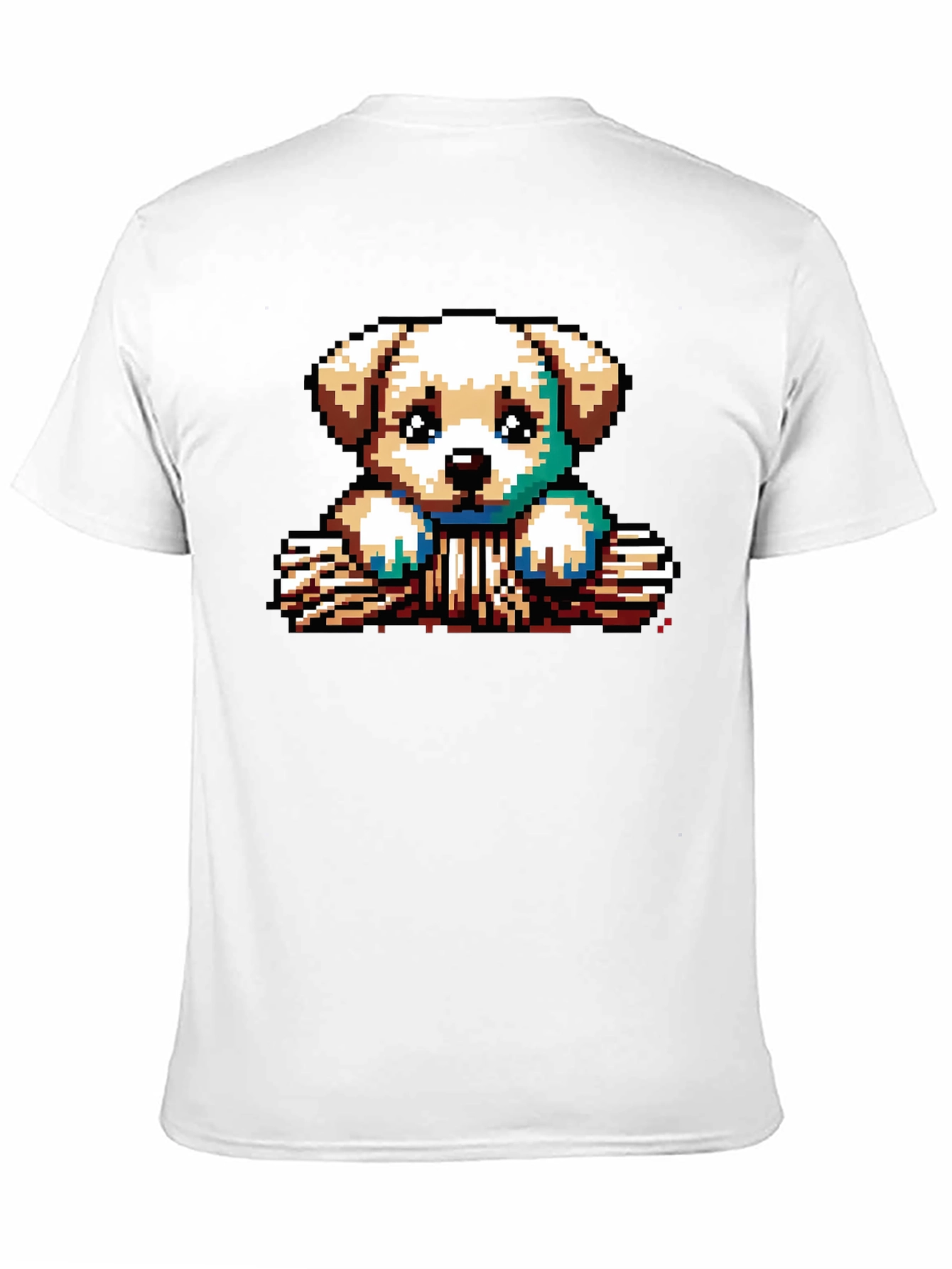 Pixel Puppy T-Shirt - Cute 8-Bit Dog Tee