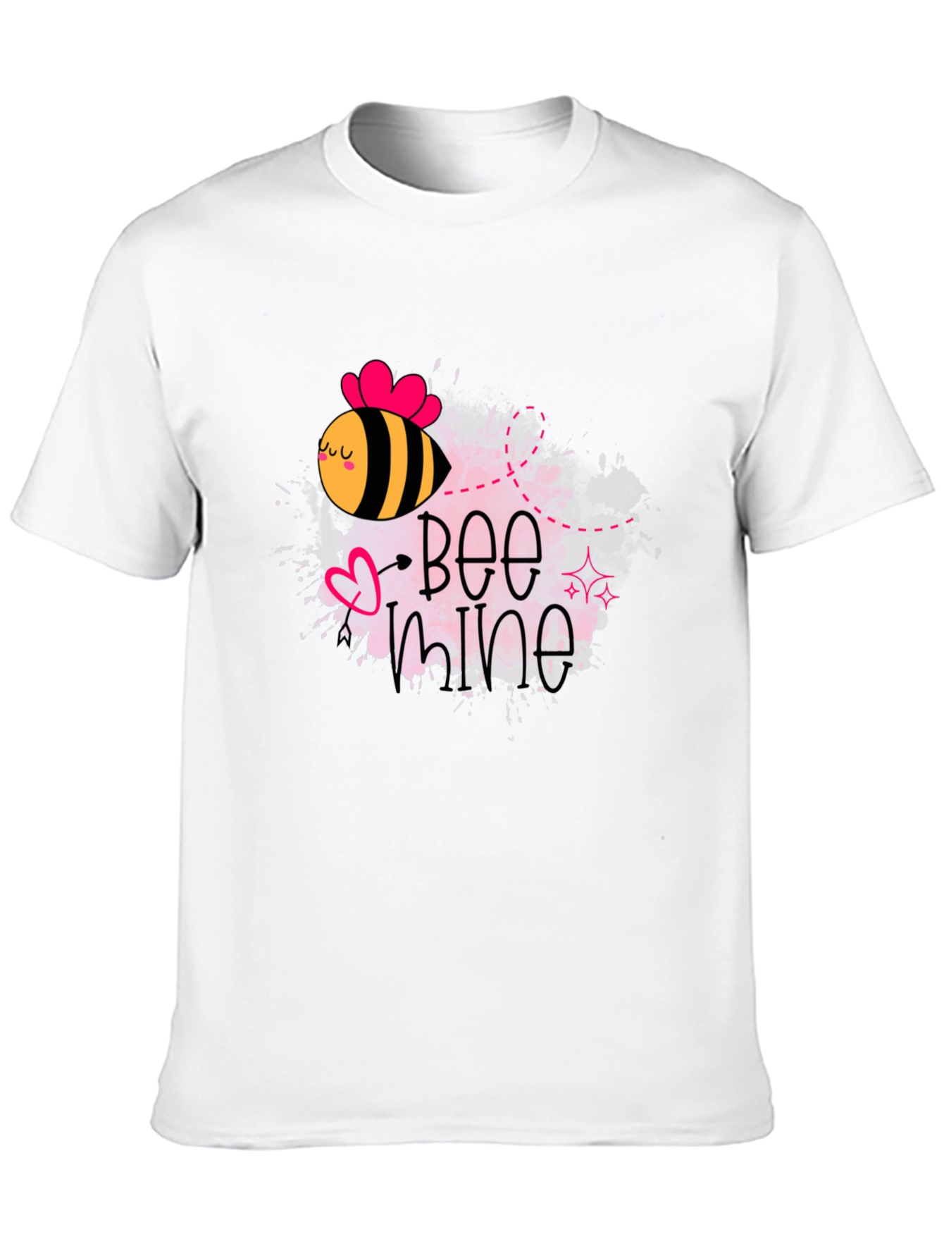 Bee Mine Valentines Day Graphic T-Shirt