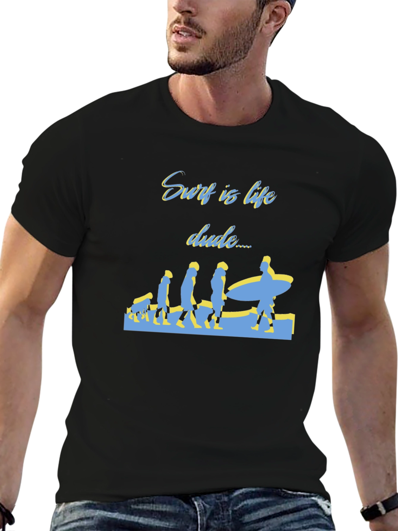 Surf is Life Dude T-Shirt - Evolution Design