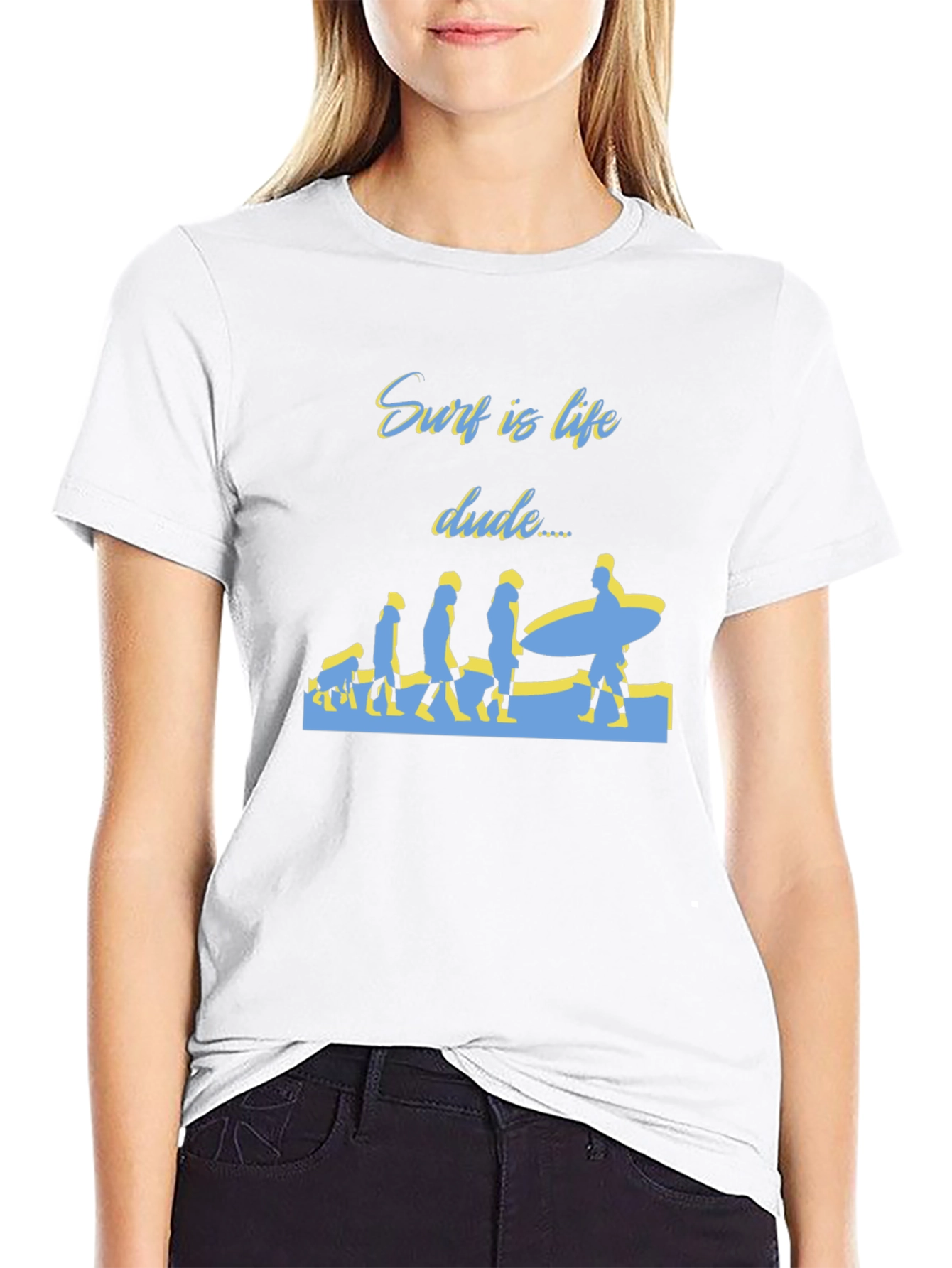 Surf is Life Dude T-Shirt - Evolution Design