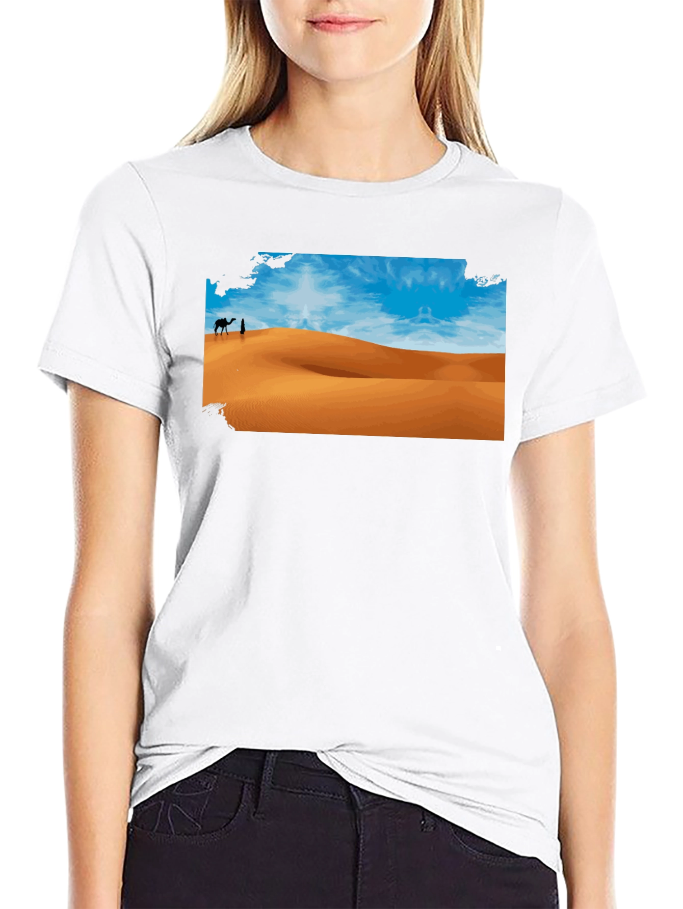 Desert Scene Graphic T-Shirt