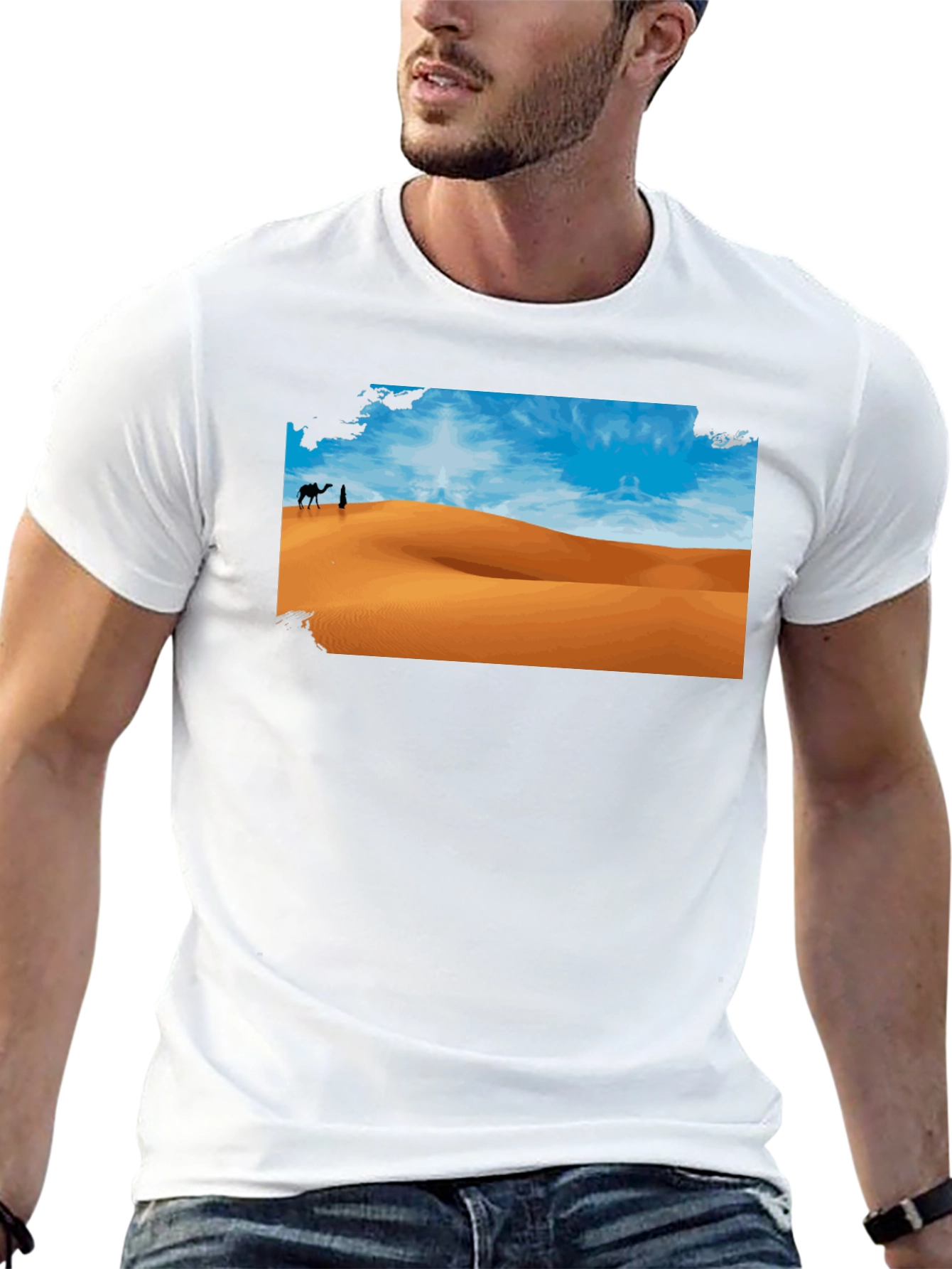 Desert Scene Graphic T-Shirt