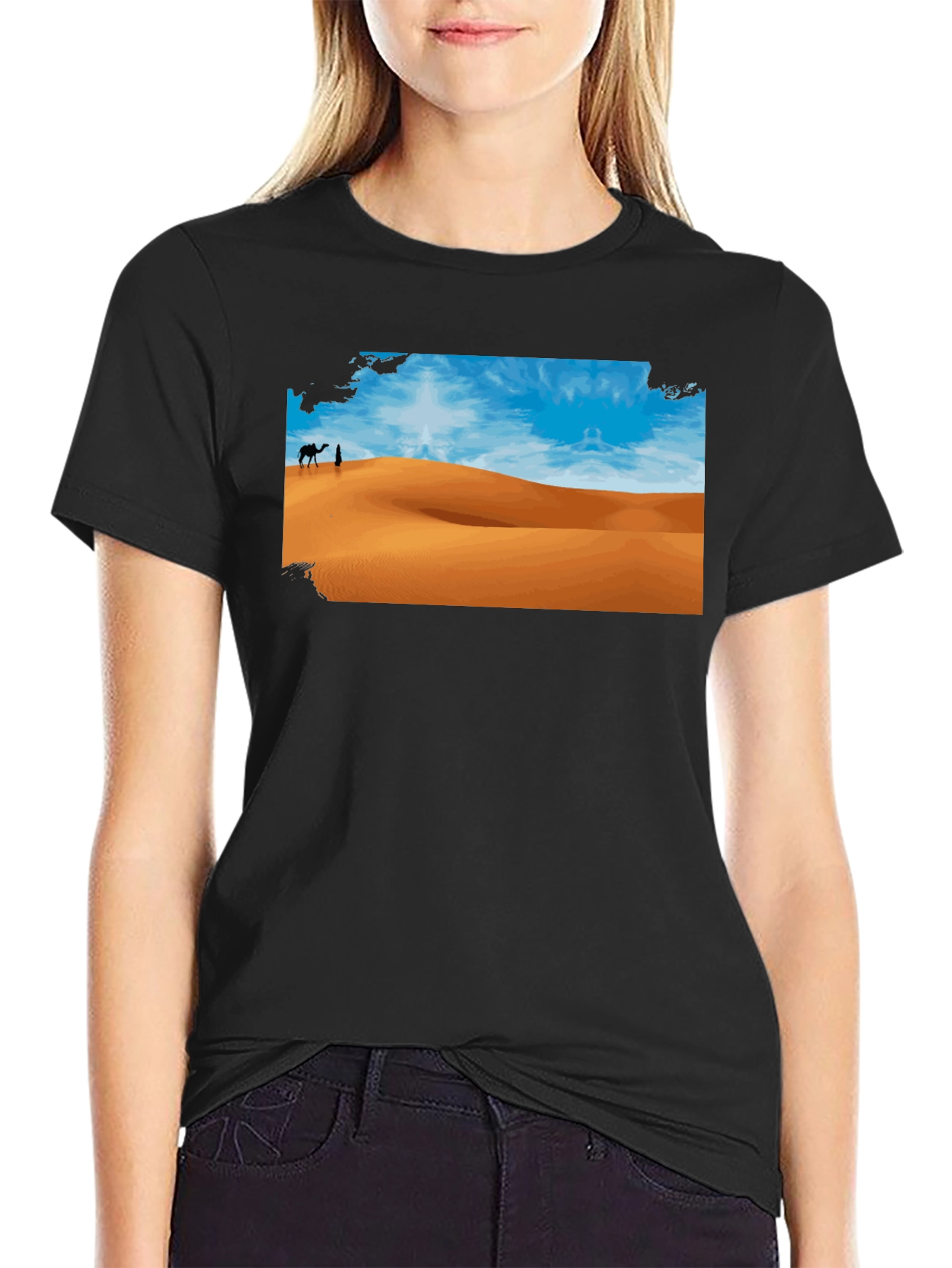 Desert Scene Graphic T-Shirt