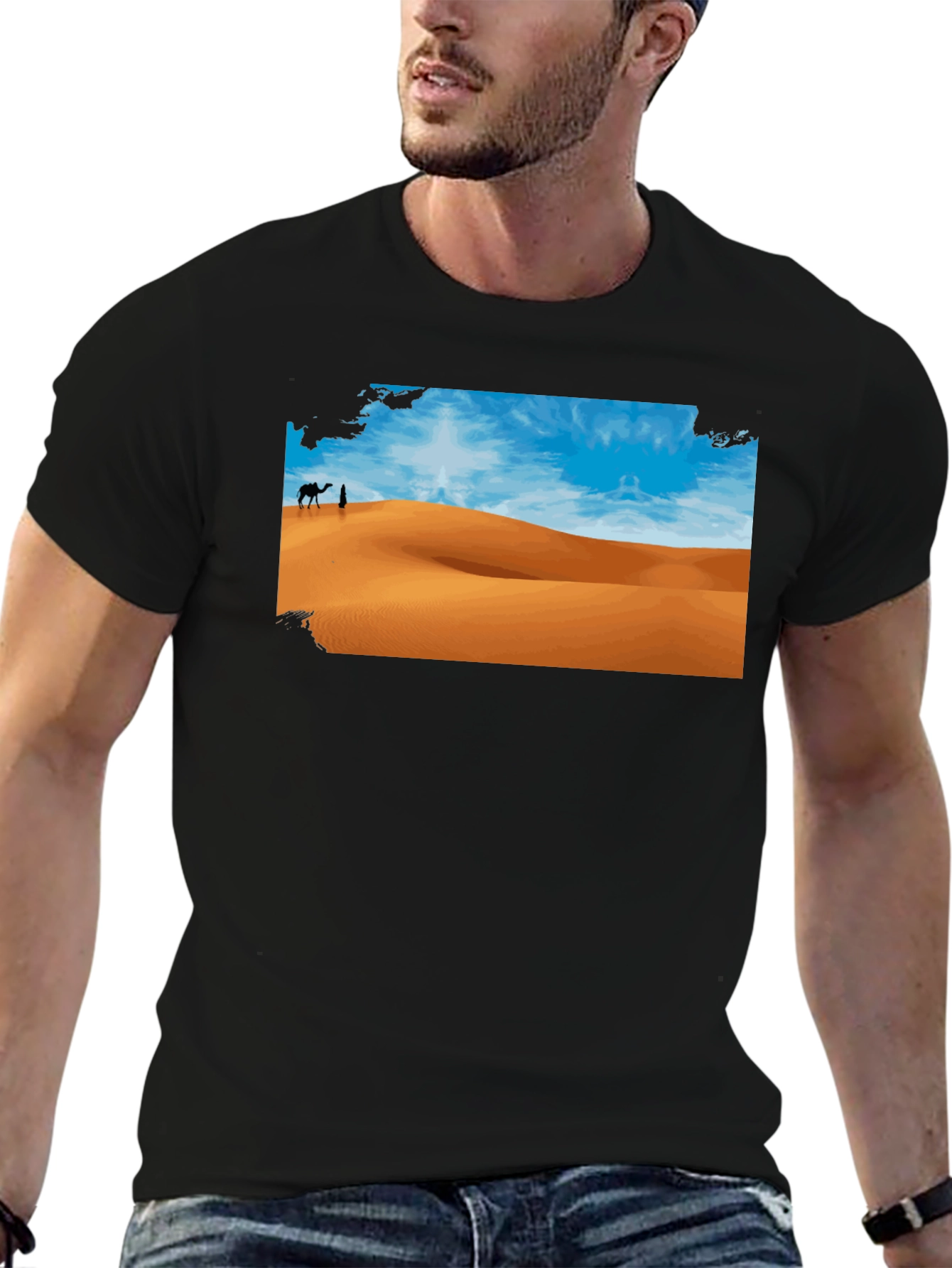Desert Scene Graphic T-Shirt