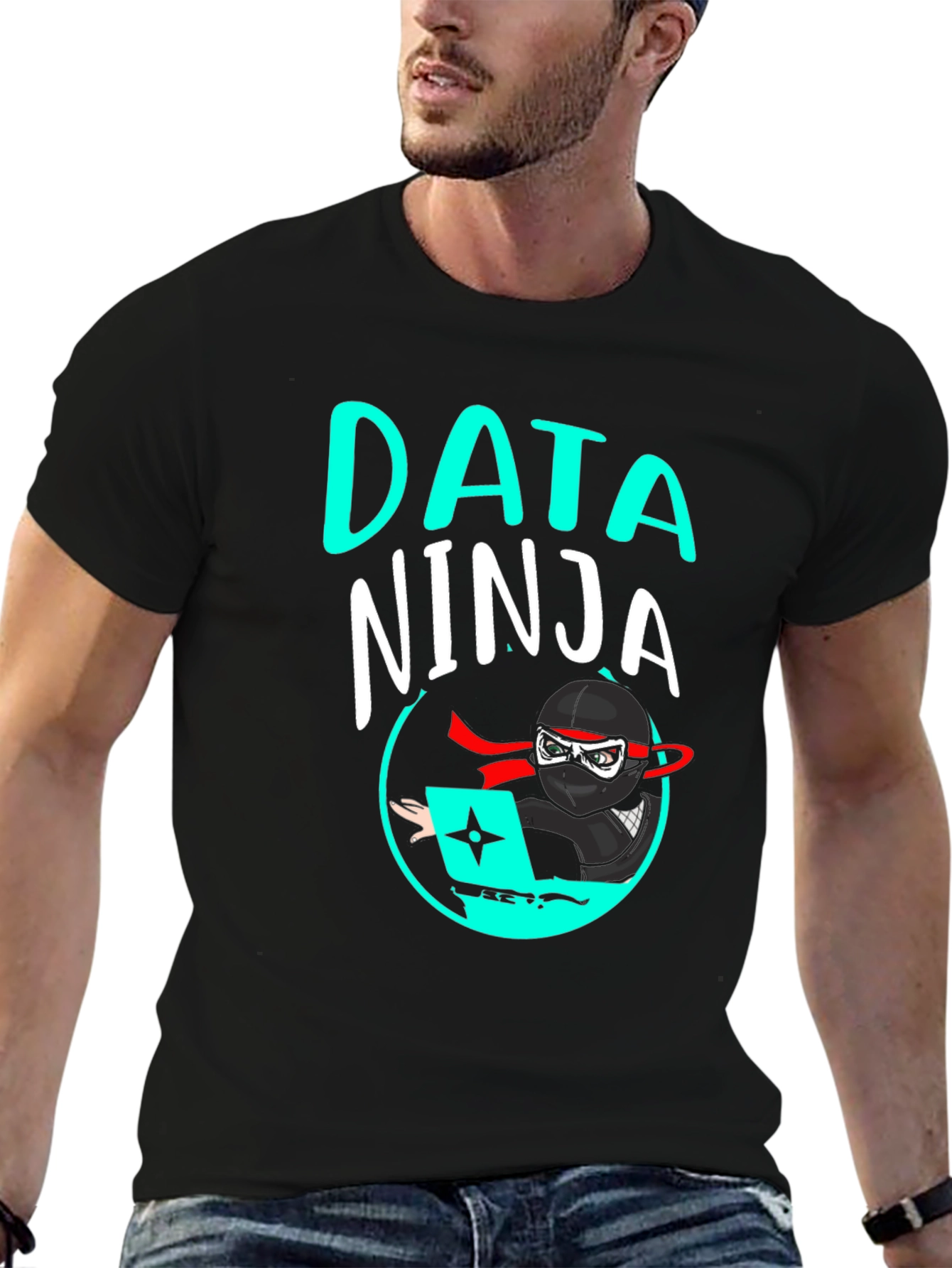 Data Ninja Graphic Tee - Cool Programmer Shirt