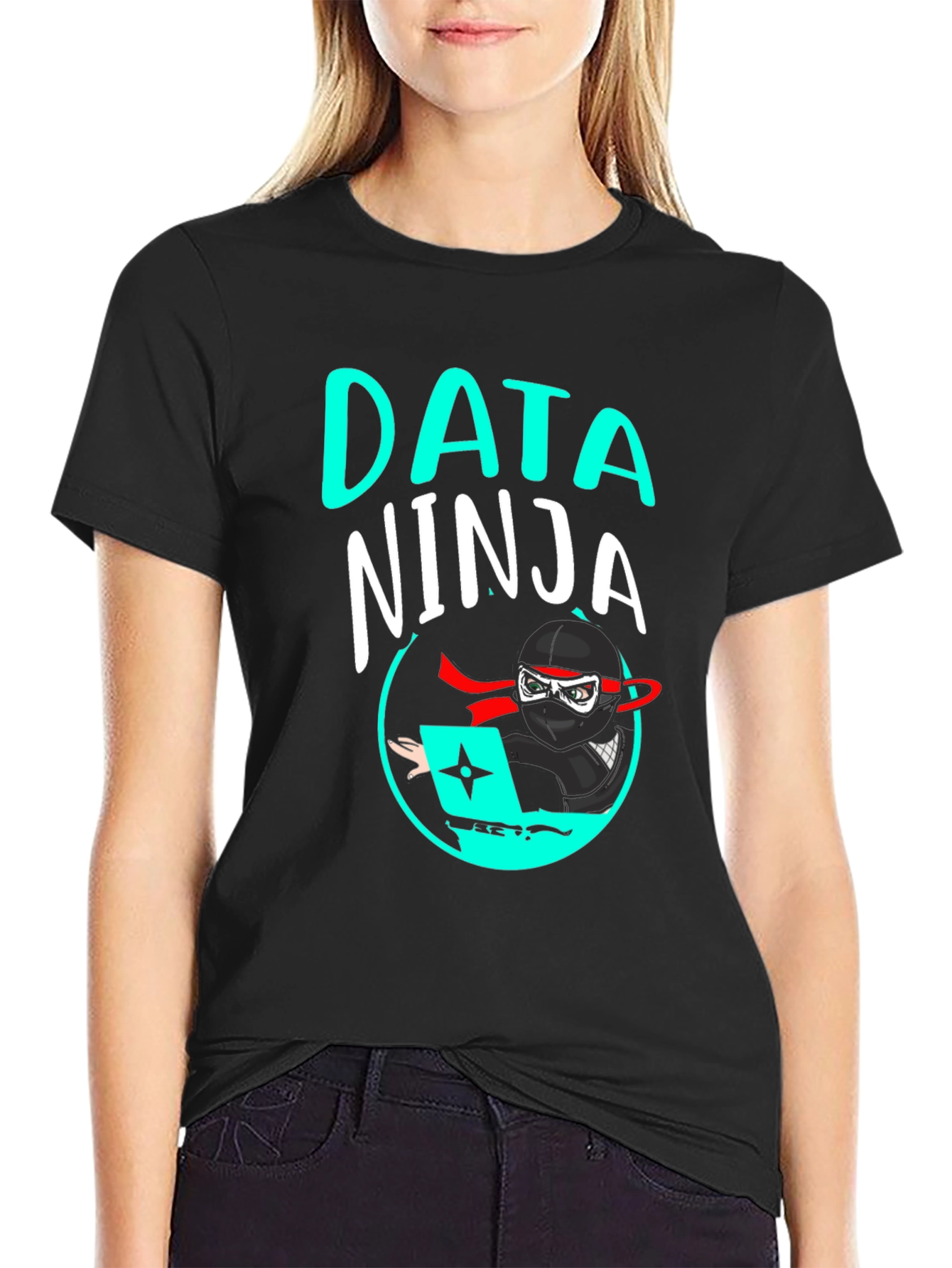 Data Ninja Graphic Tee - Cool Programmer Shirt