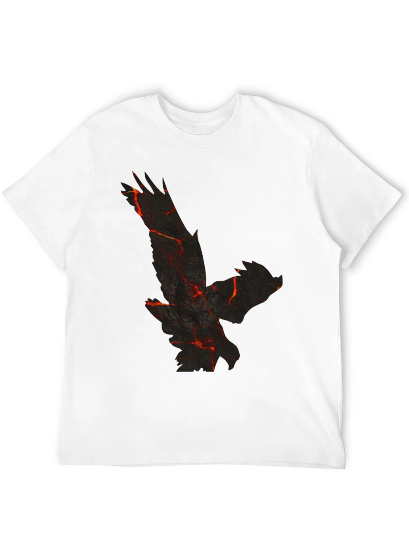 Lava Eagle Graphic Black T-Shirt