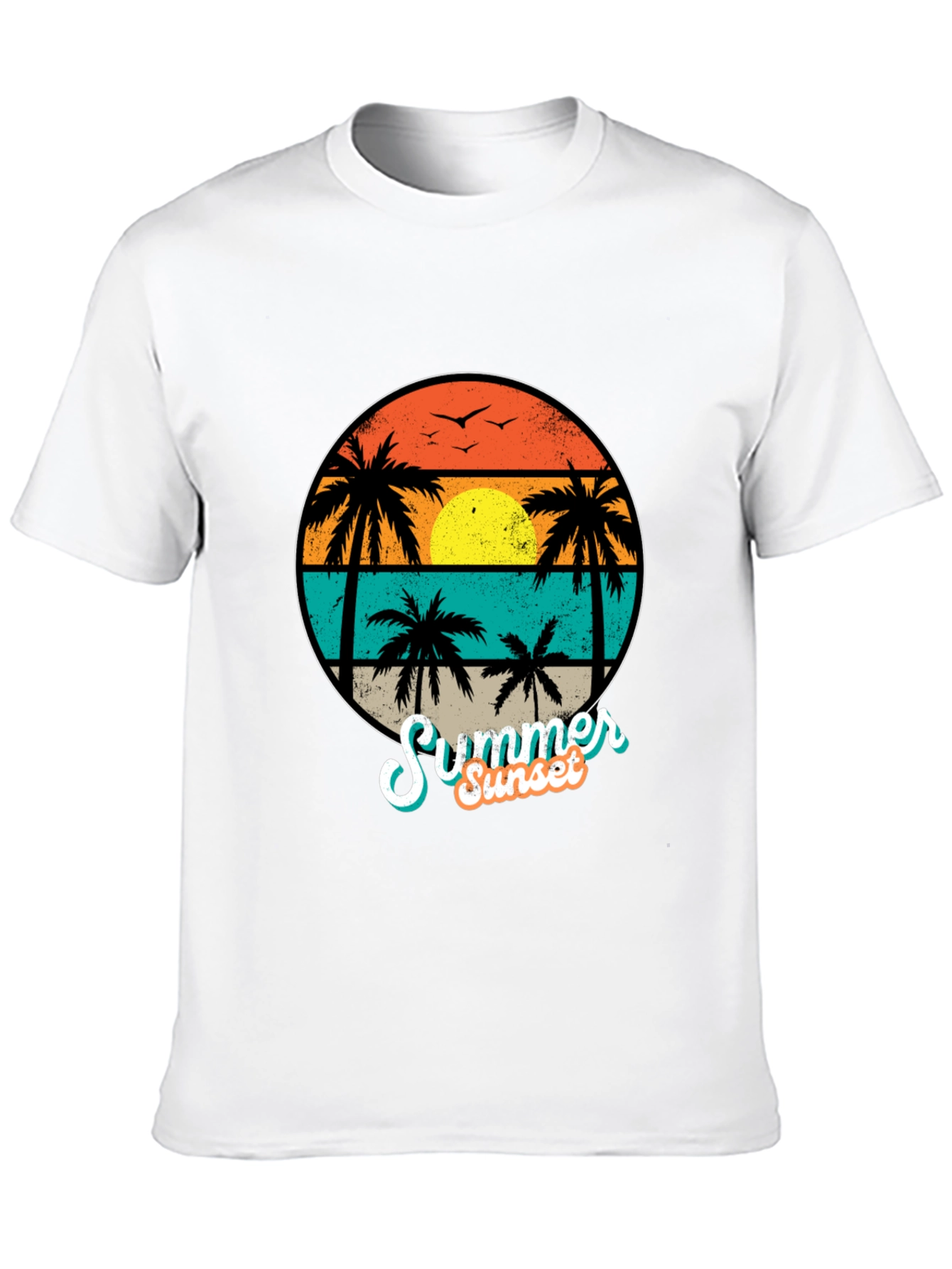 Retro Summer Sunset T-Shirt
