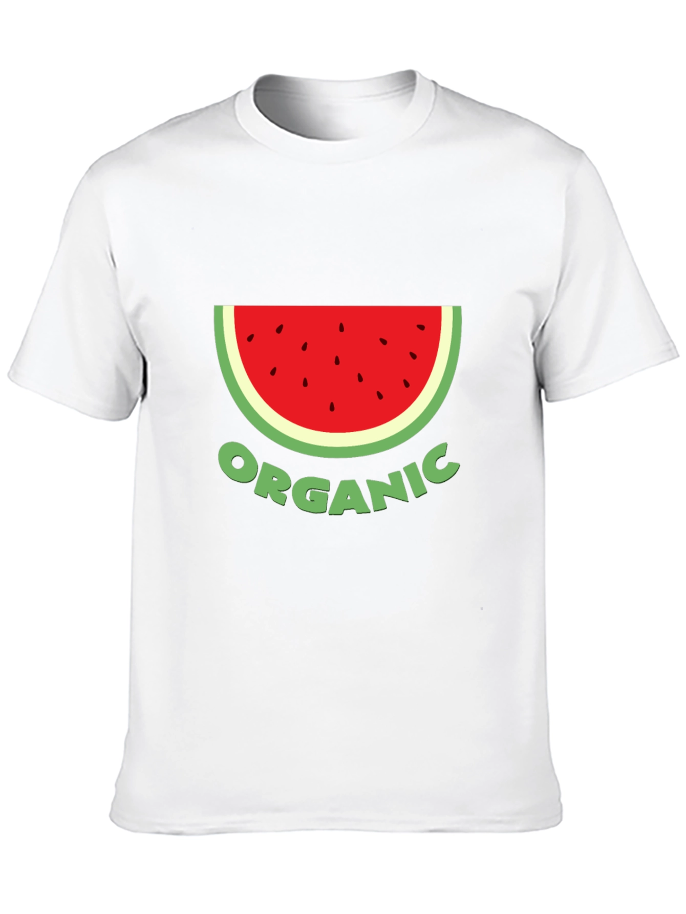 Organic Watermelon Graphic Tee - Unisex Cotton T-Shirt