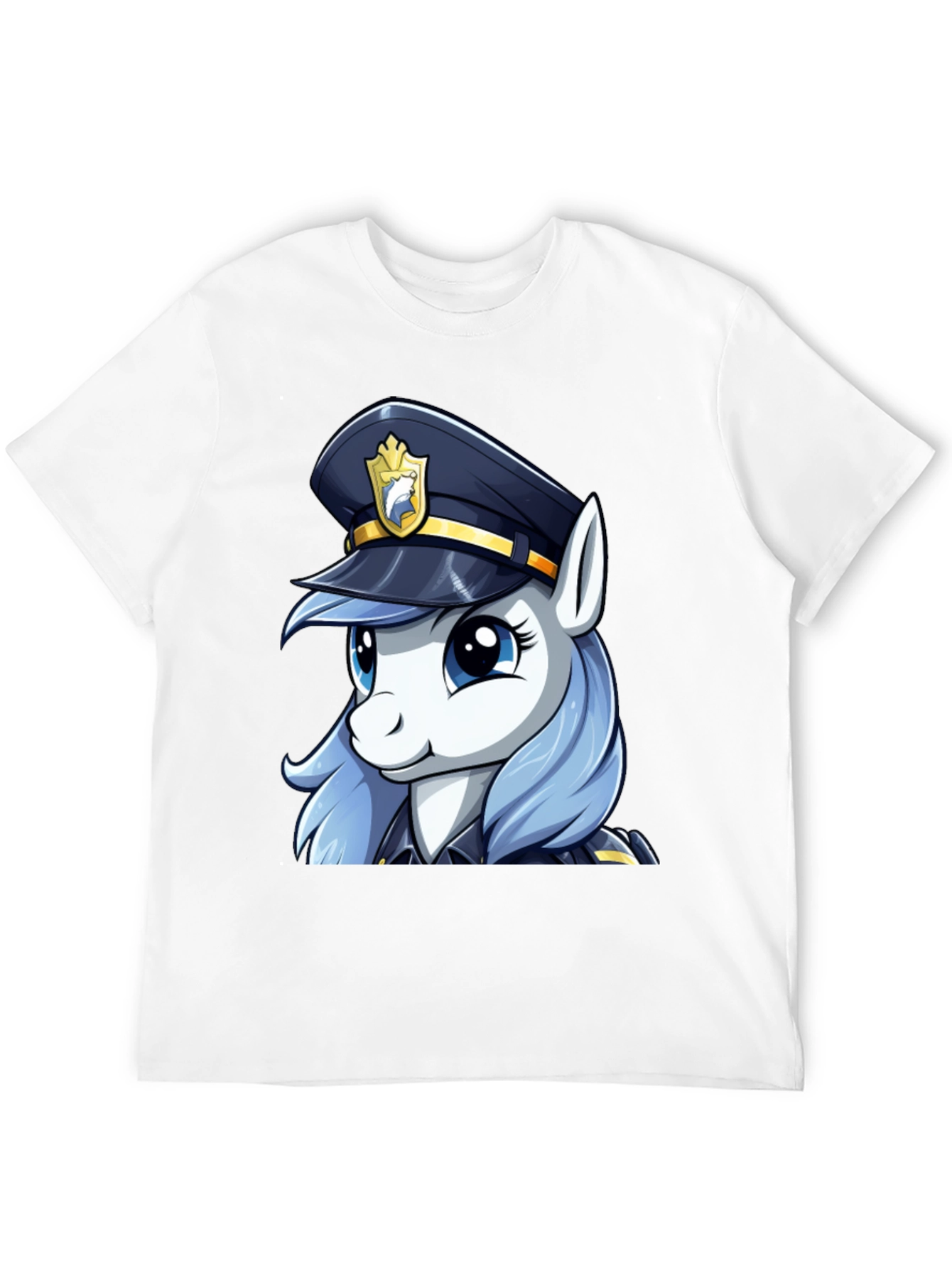 My Little Pony Cop T-Shirt - Black Cotton Tee