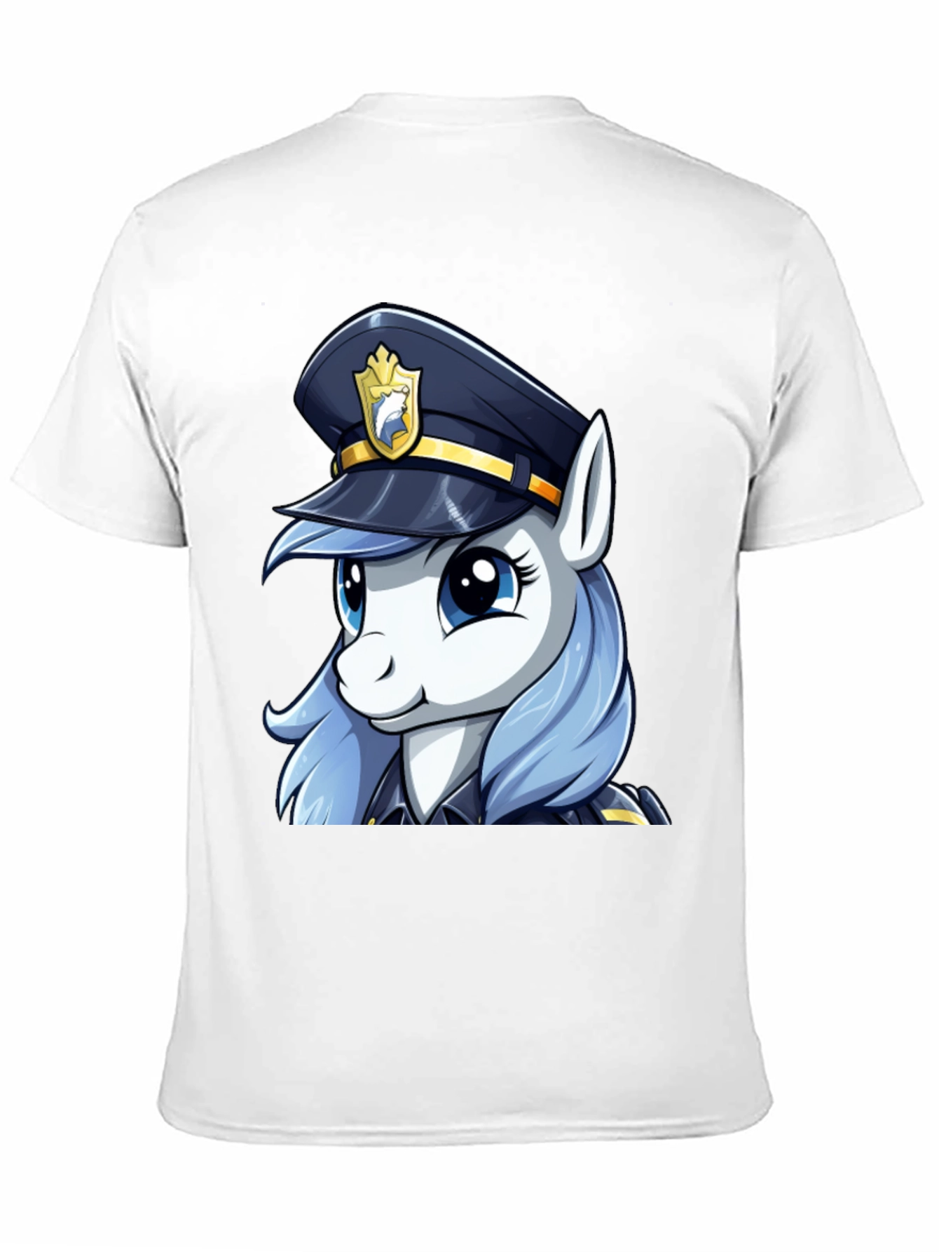 My Little Pony Cop T-Shirt - Black Cotton Tee