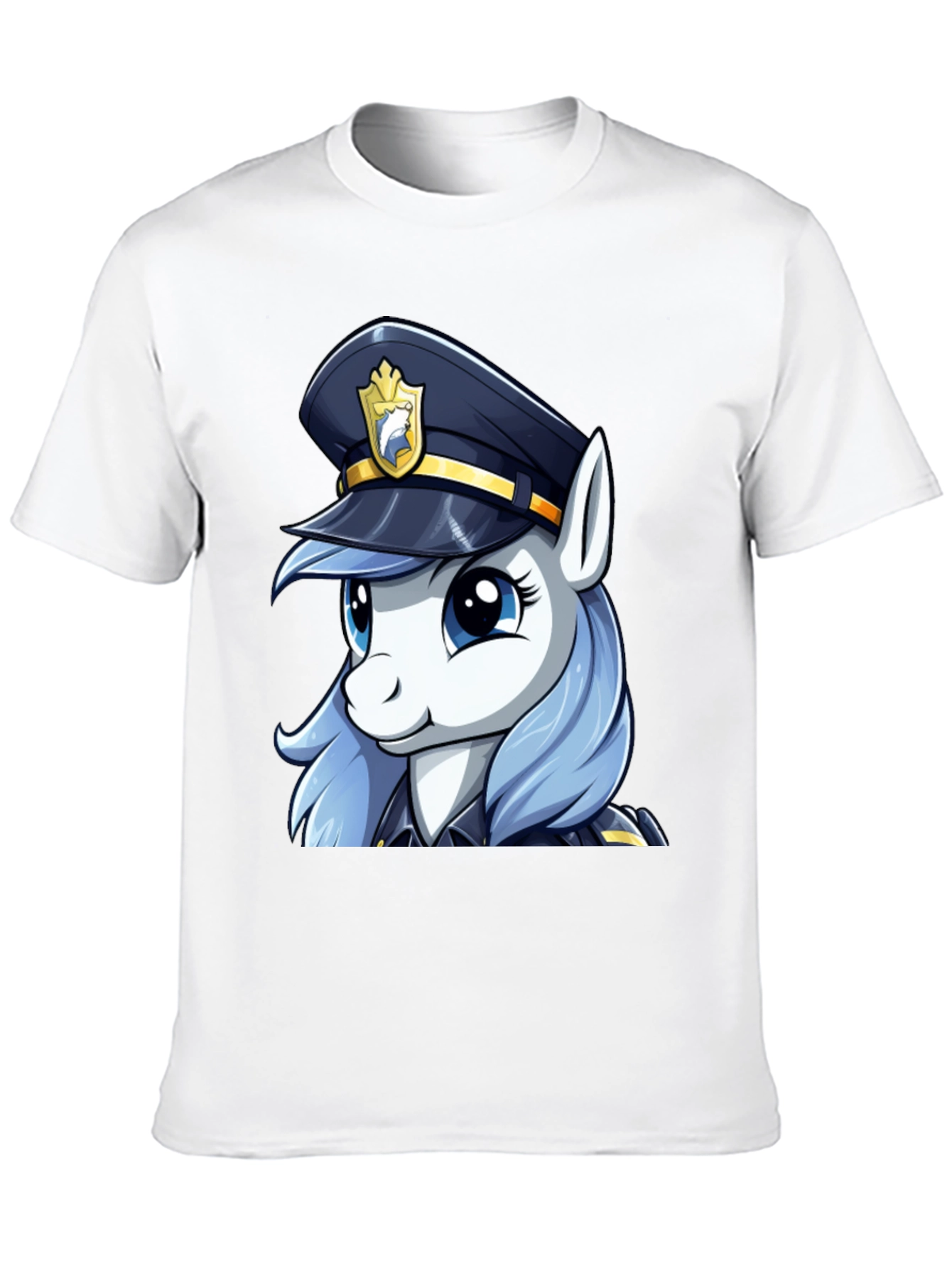 My Little Pony Cop T-Shirt - Black Cotton Tee