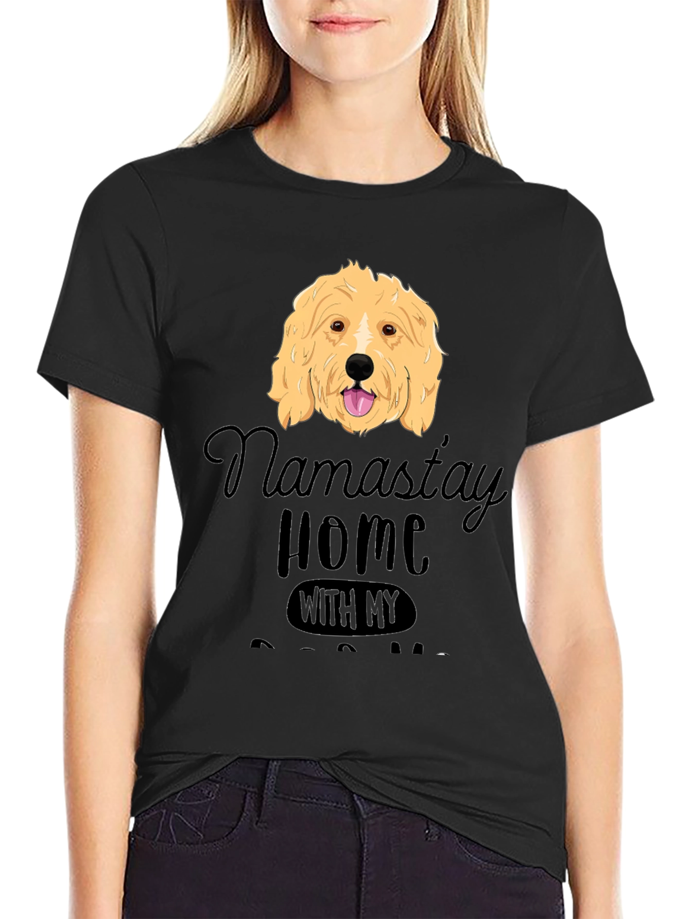 Namastay Home Dog T-Shirt