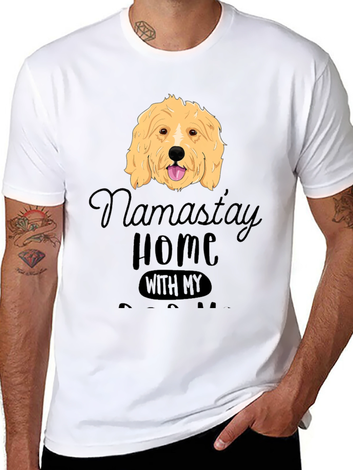 Namastay Home Dog T-Shirt