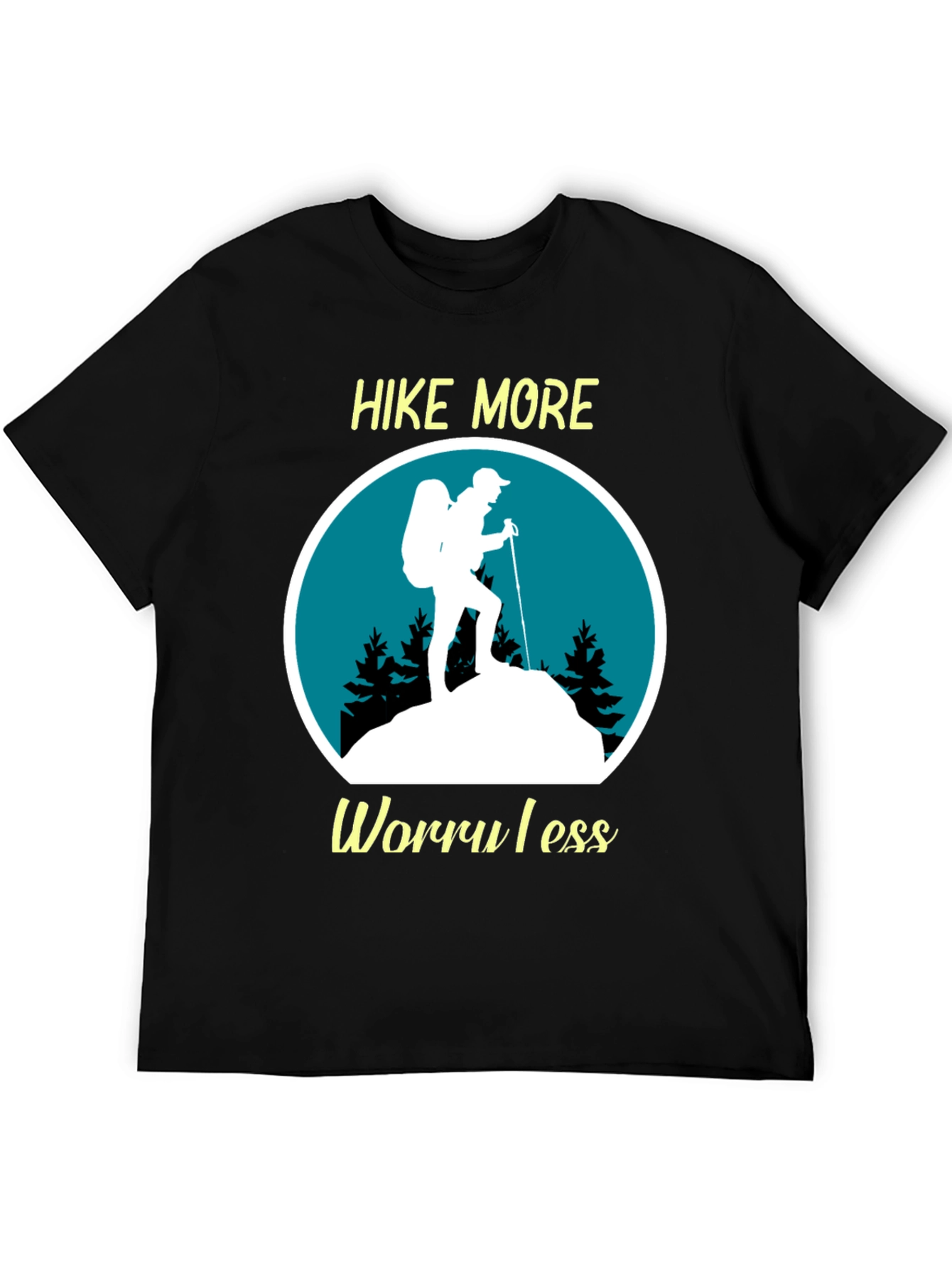 Hike More Worry Less Graphic T-Shirt