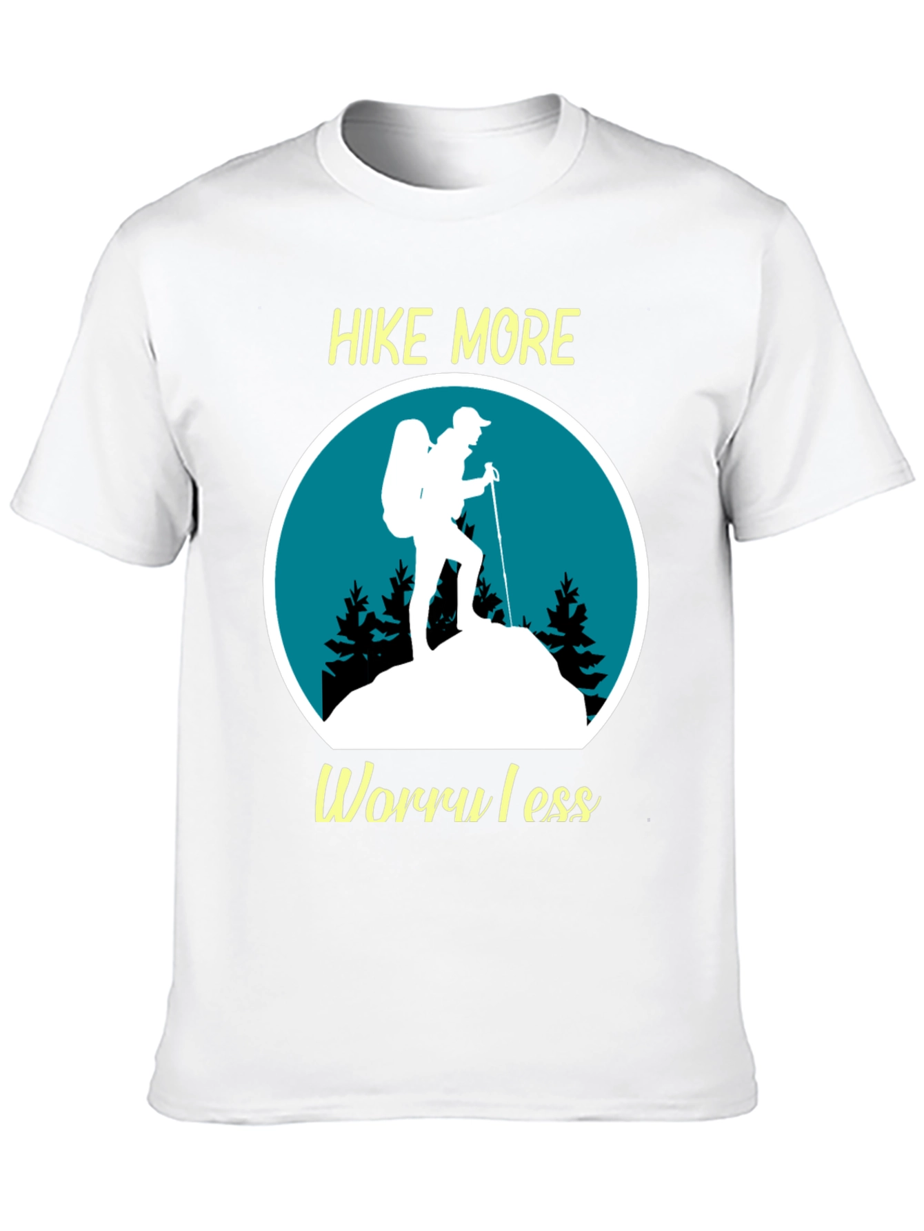 Hike More Worry Less Graphic T-Shirt