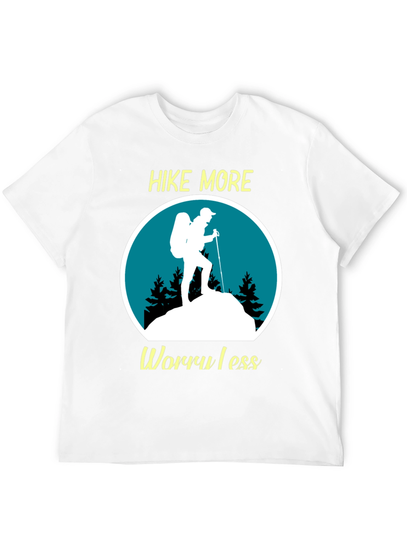 Hike More Worry Less Graphic T-Shirt