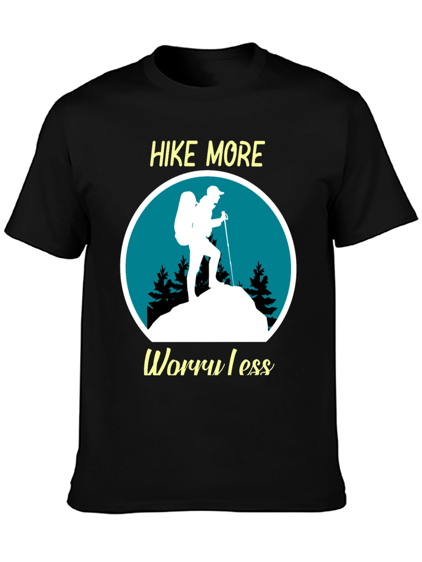 Hike More Worry Less Graphic T-Shirt