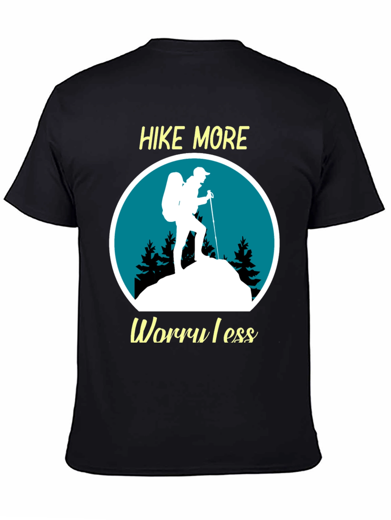 Hike More Worry Less Graphic T-Shirt