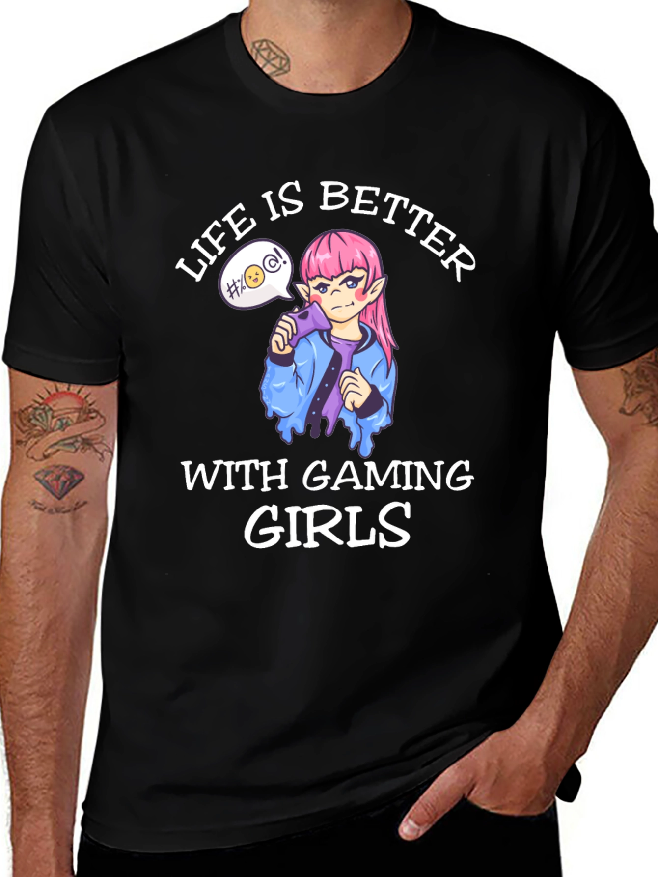 Life is Better with Gaming Girls T-Shirt
