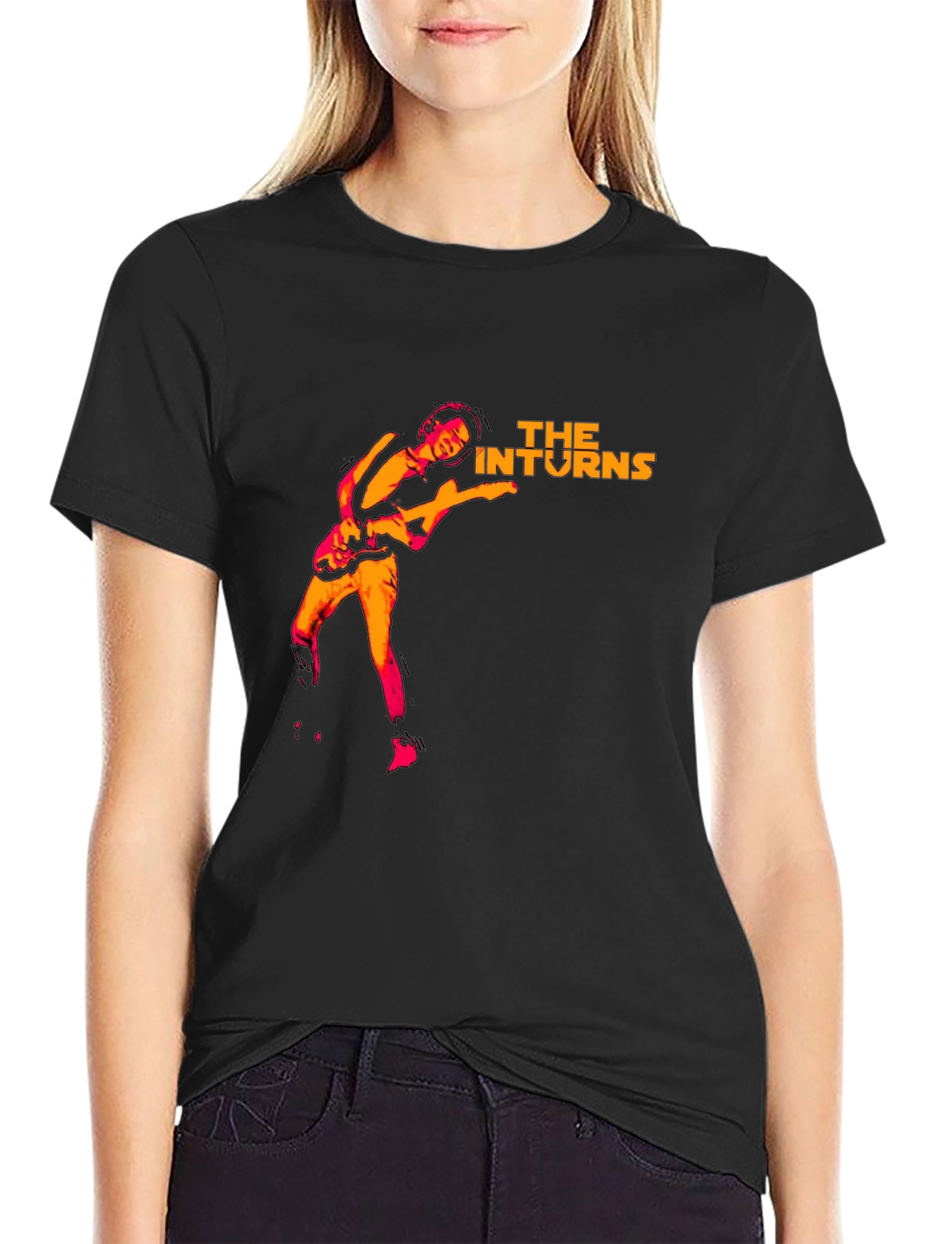 The Inturns Black T-Shirt - Graphic Tee