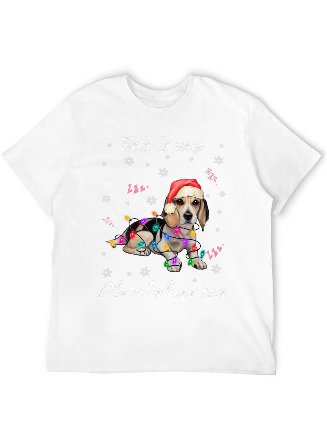 Christmas Beagle Dog T-Shirt - Holiday Season Apparel
