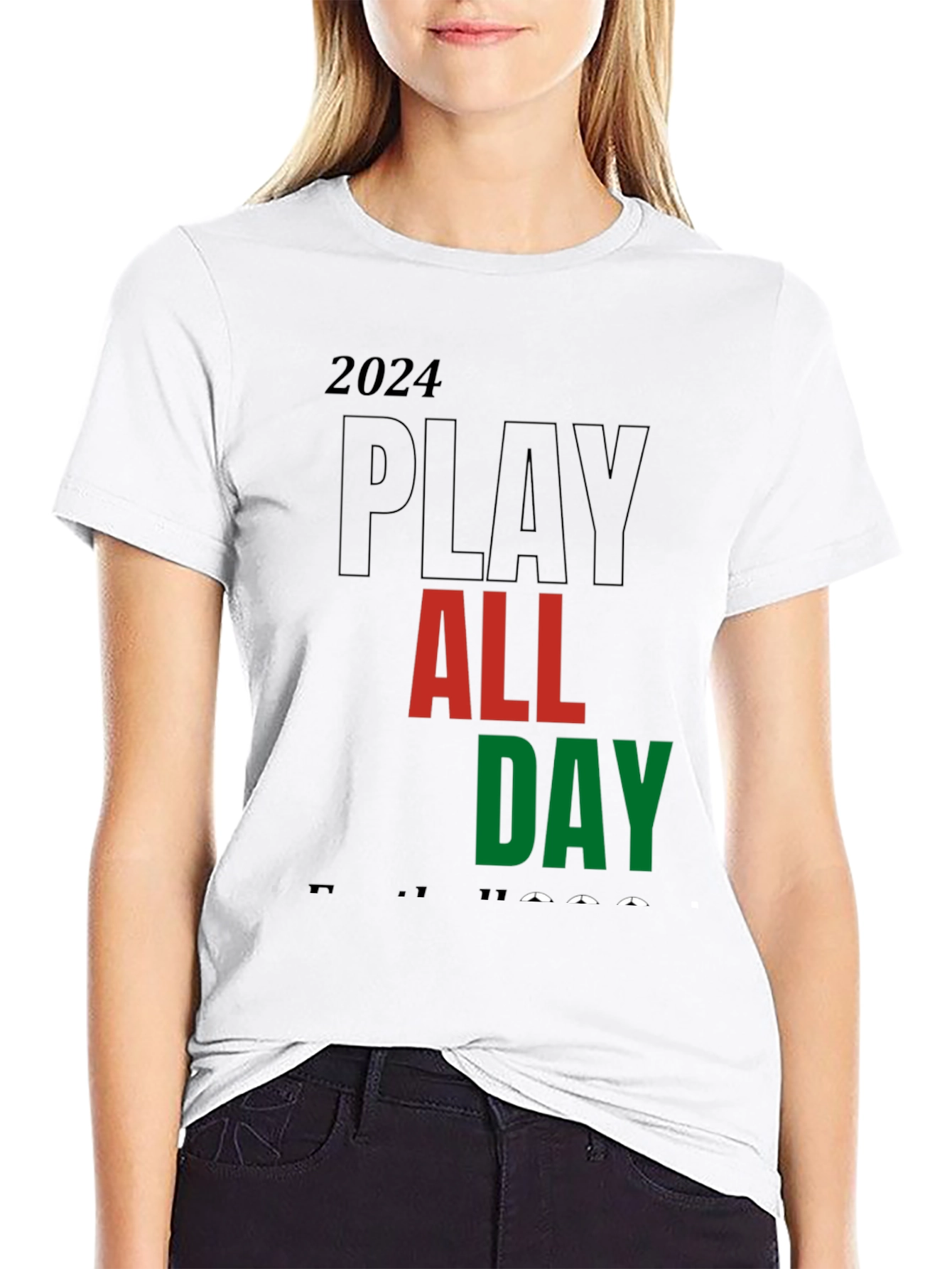 Play All Day 2024 Black T-Shirt