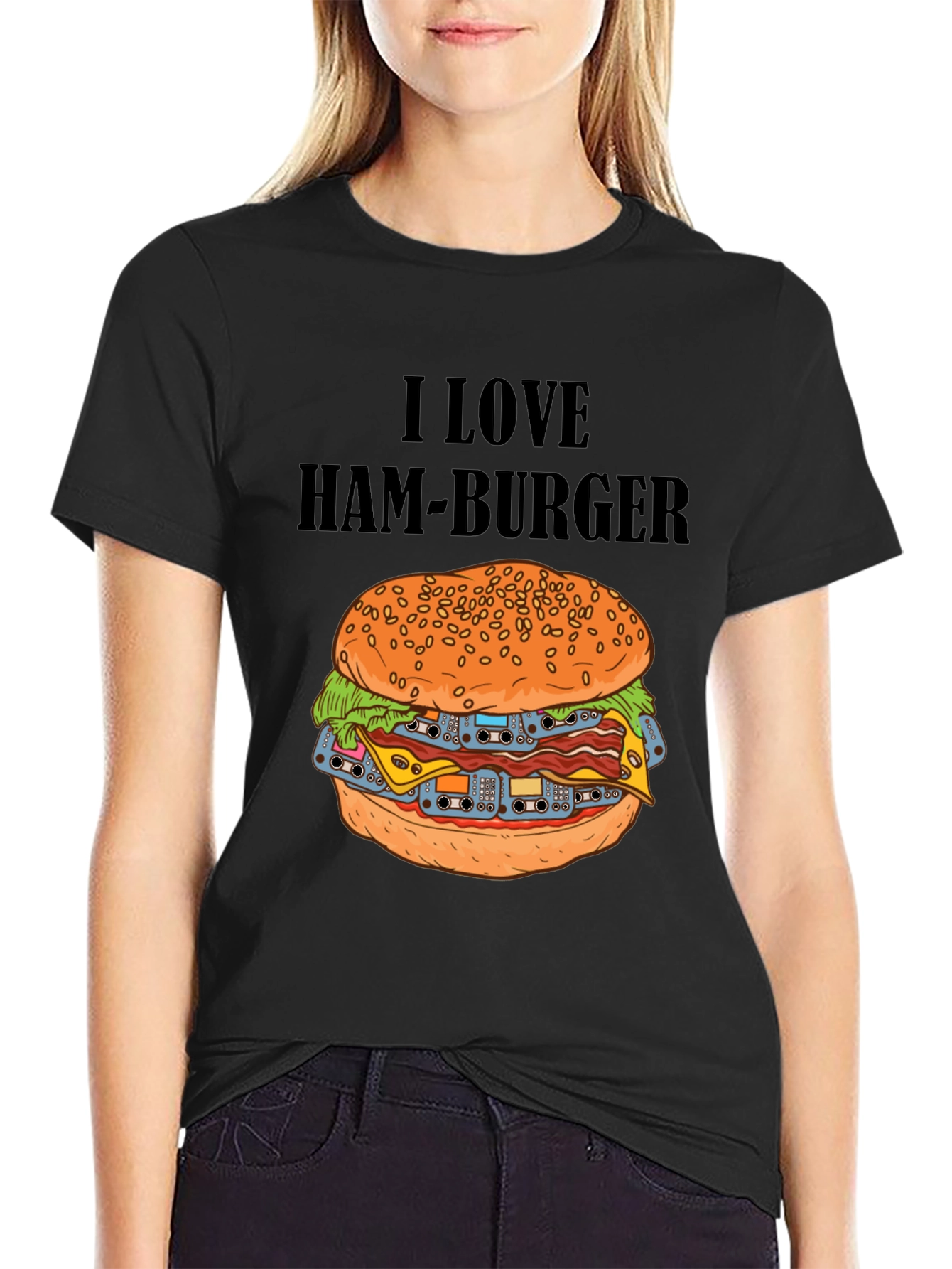 I Love Ham-Burger T-Shirt