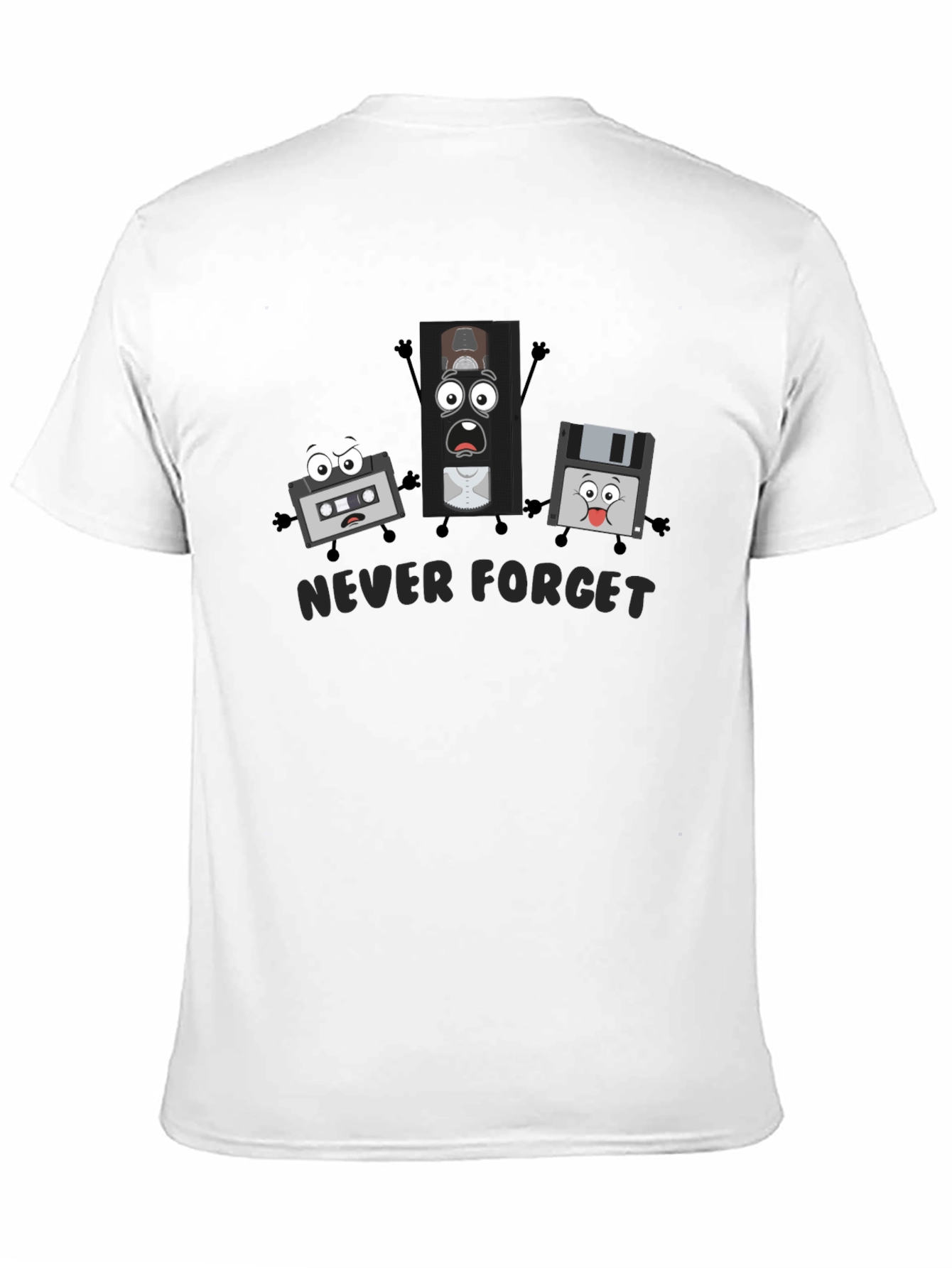 Never Forget Retro Tech T-Shirt