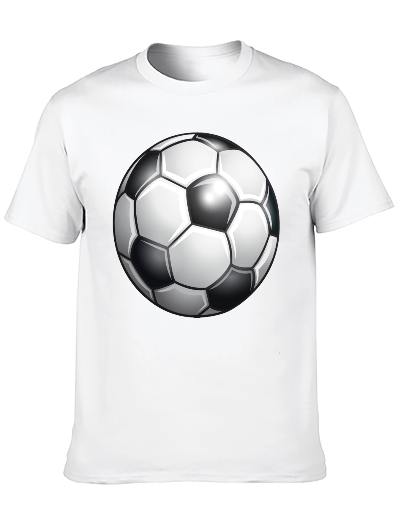 Soccer Ball Graphic Tee - Classic Design