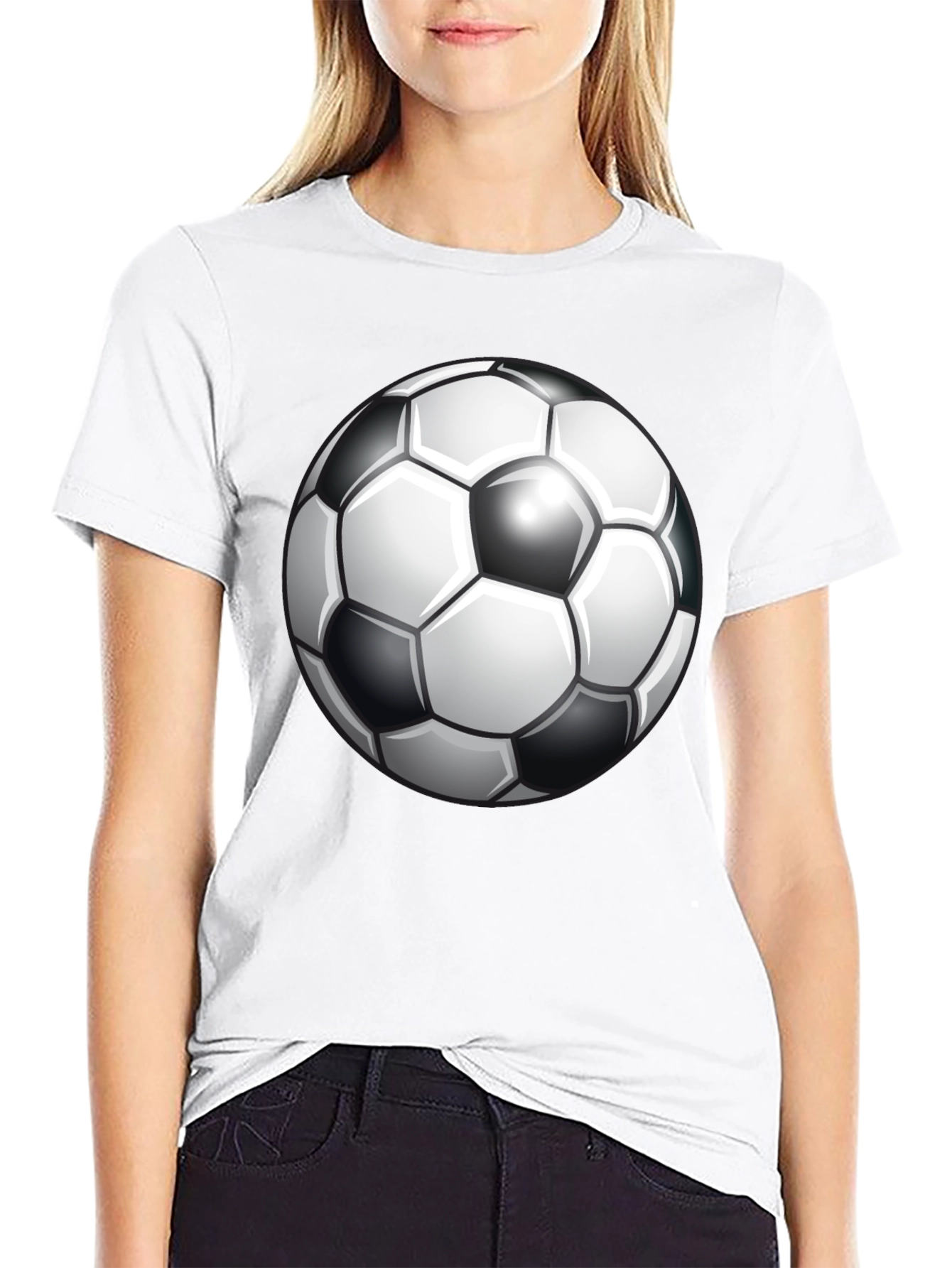 Soccer Ball Graphic Tee - Classic Design