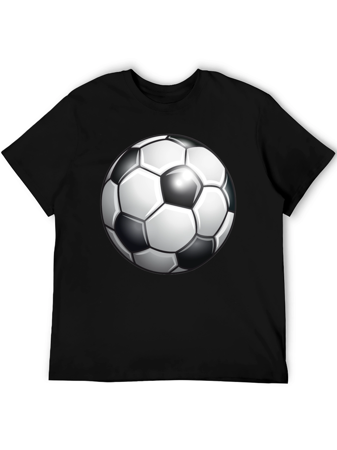 Soccer Ball Graphic Tee - Classic Design