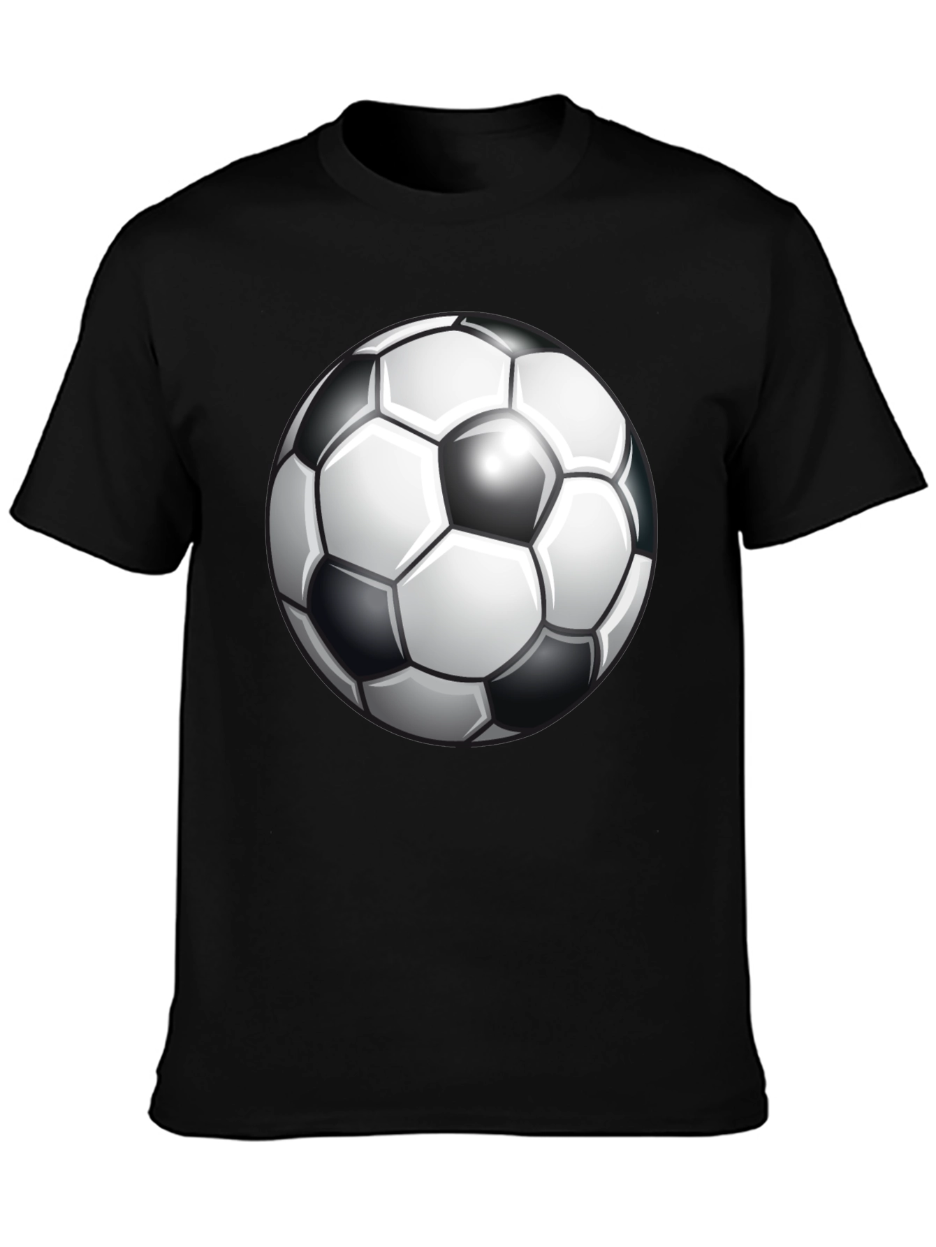 Soccer Ball Graphic Tee - Classic Design