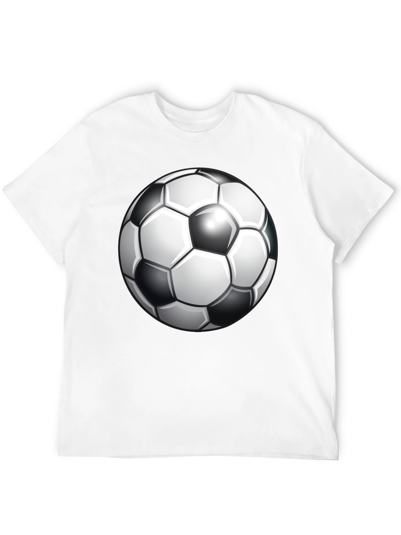 Soccer Ball Graphic Tee - Classic Design