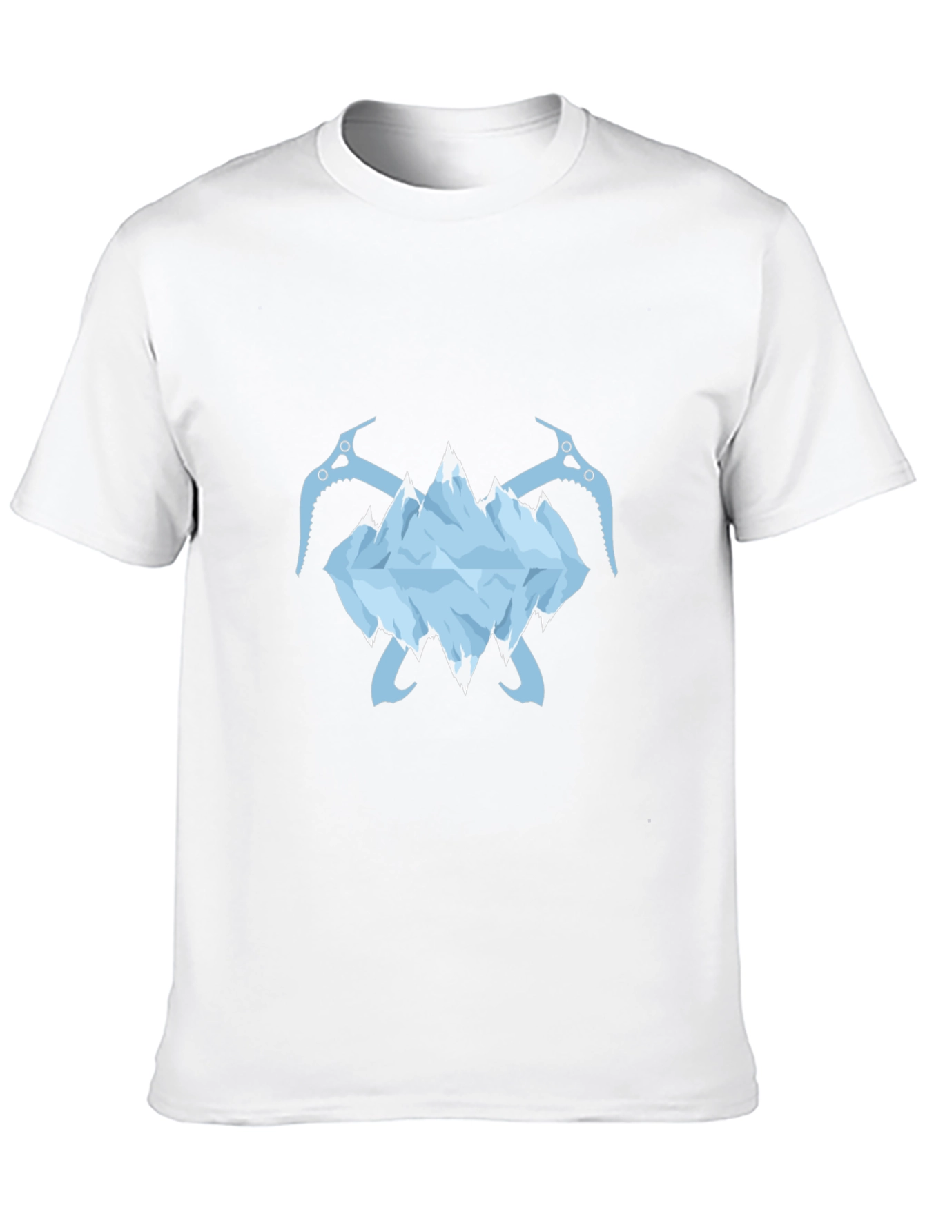 Ice Mountain & Axe Graphic Tee - Black
