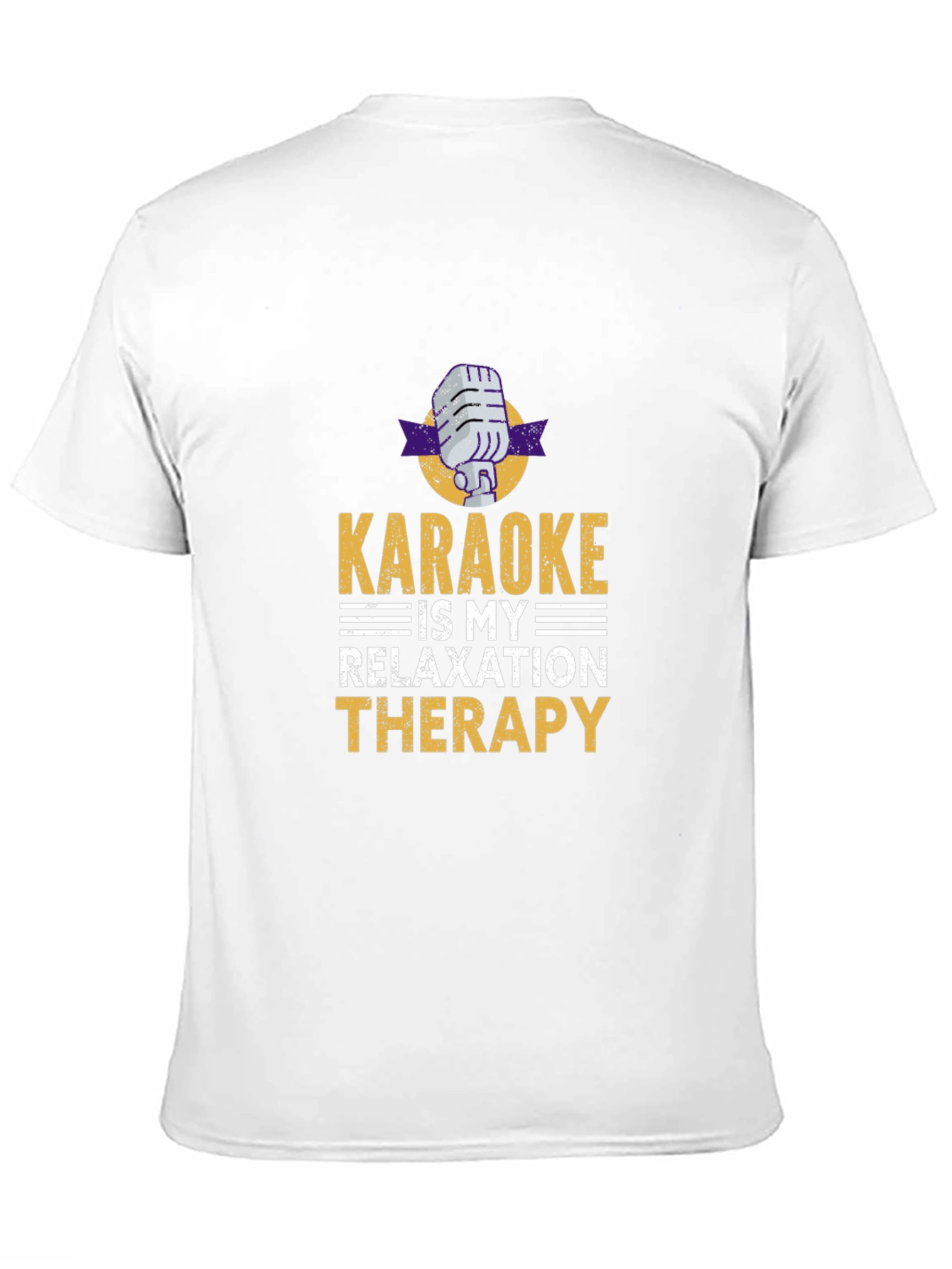 Karaoke Therapy T-Shirt - Music Lover Tee