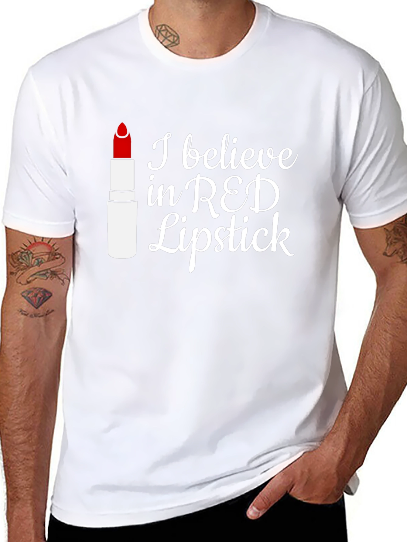 Red Lipstick Believer T-Shirt